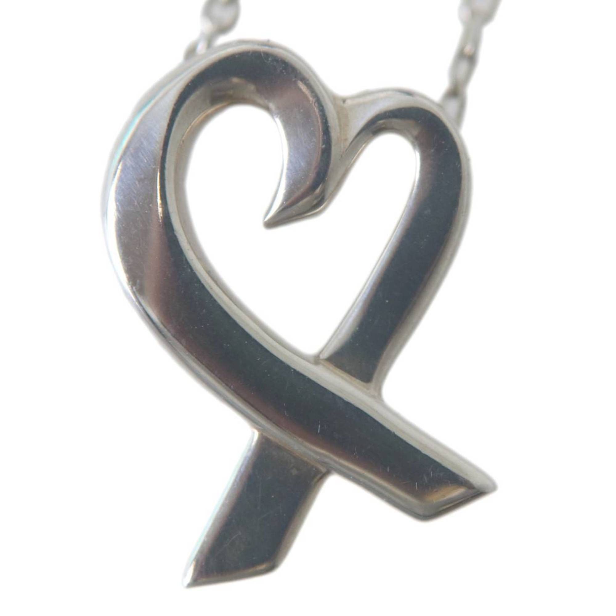 Tiffany & Co. Tiffany & Co. Paloma Picasso Loving Heart Necklace, 925 Silver, 2.1g Size ONE SIZE - 4 Thumbnail