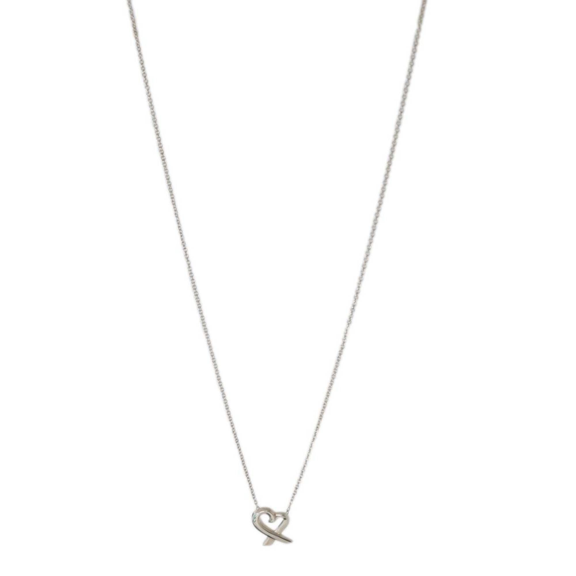Tiffany & Co. Tiffany & Co. Paloma Picasso Loving Heart Necklace, 925 Silver, 2.1g Size ONE SIZE - 2 Thumbnail
