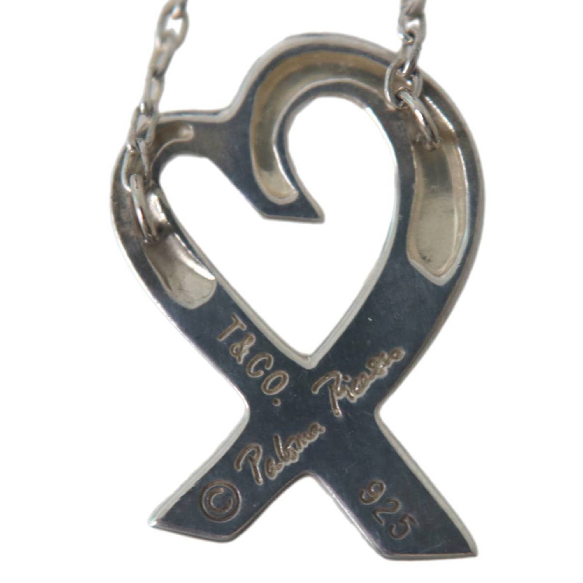 Tiffany & Co. Tiffany & Co. Paloma Picasso Loving Heart Necklace, 925 Silver, 2.1g Size ONE SIZE - 5 Thumbnail