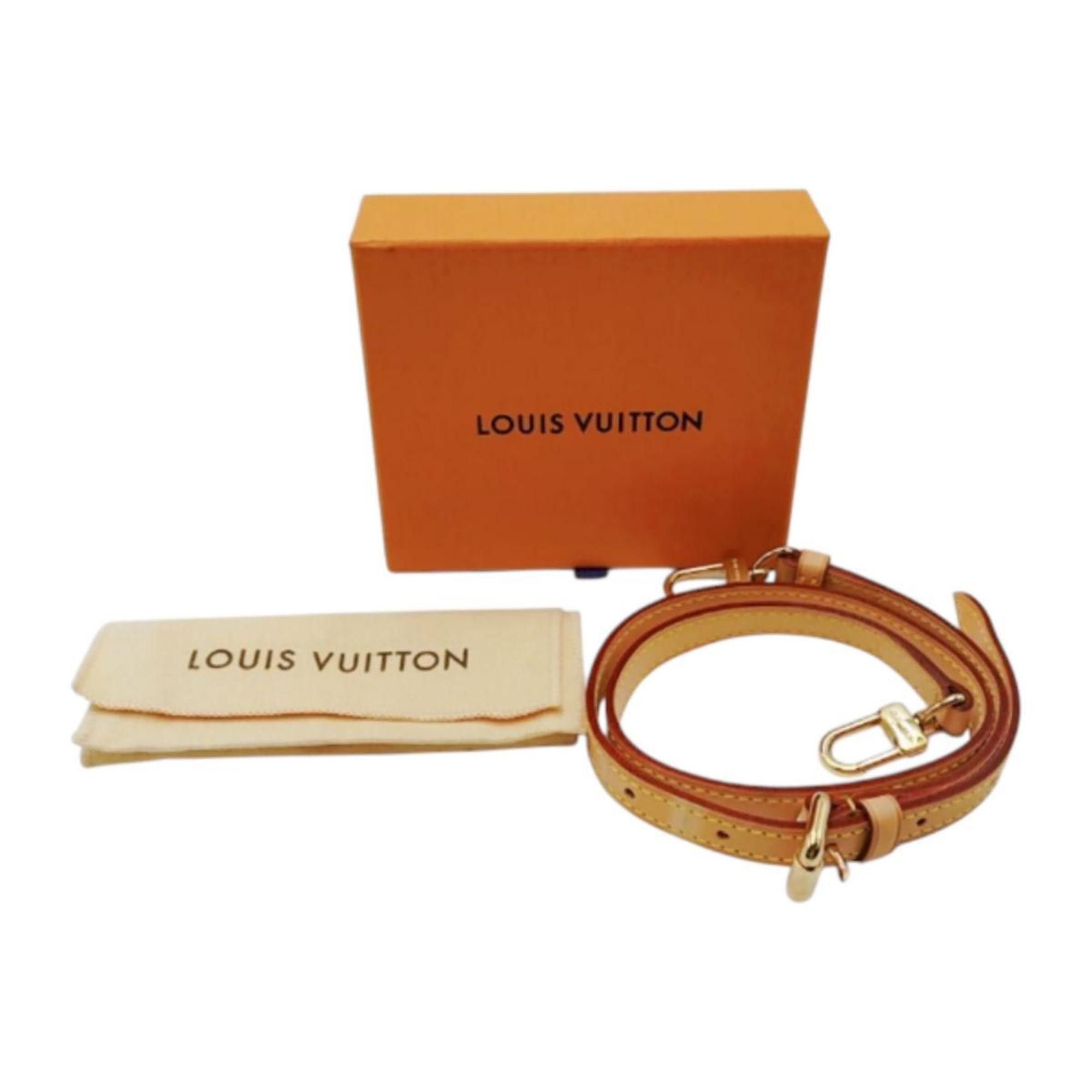 Louis Vuitton Louis Vuitton Shoulder Strap Bag Accessory, Natural Leather, Beige, J52312 Size ONE SIZE - 9 Thumbnail
