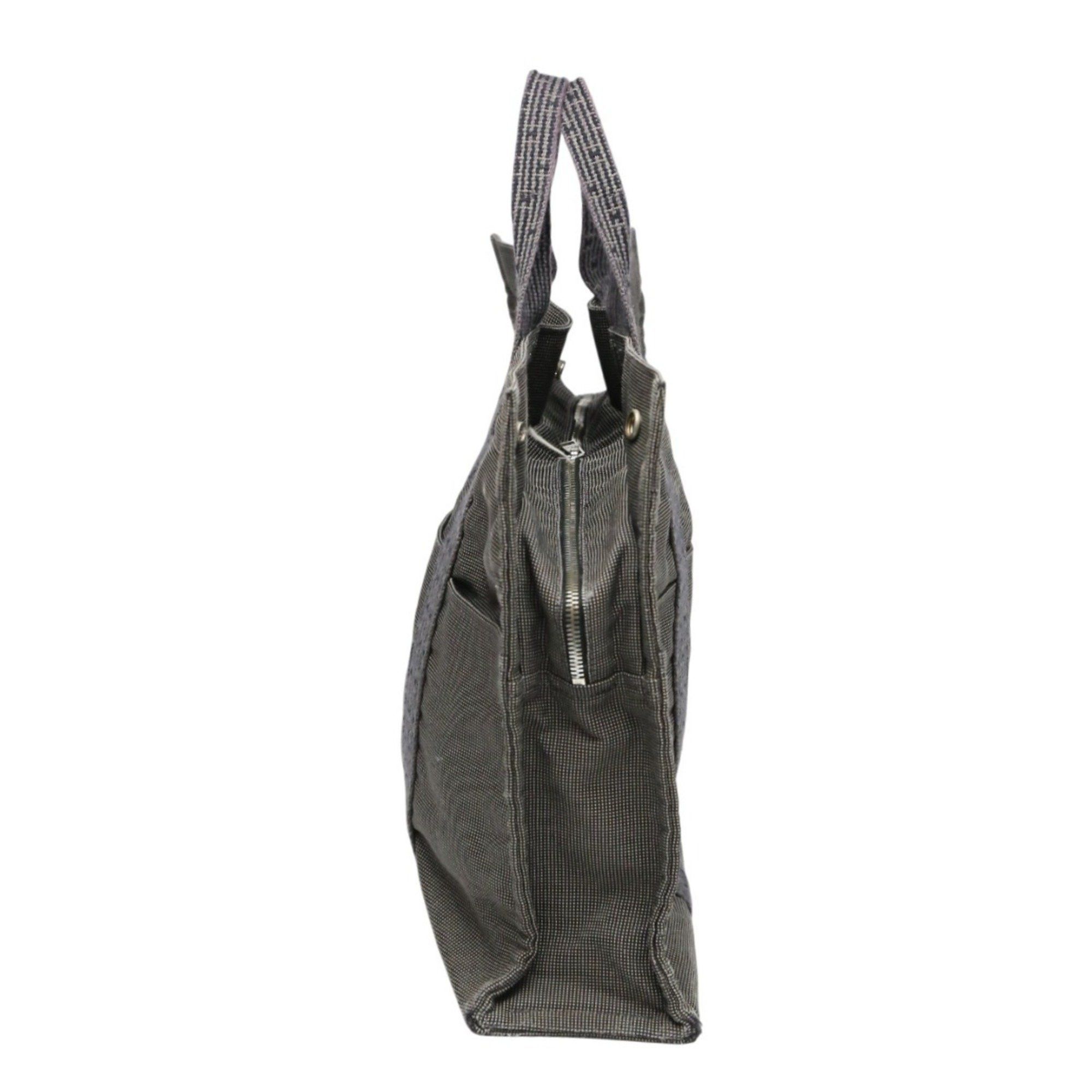 Hermes Hermes Hermès Air Line Tote MM Canvas Business Bag in Gray Size ONE SIZE - 3 Thumbnail