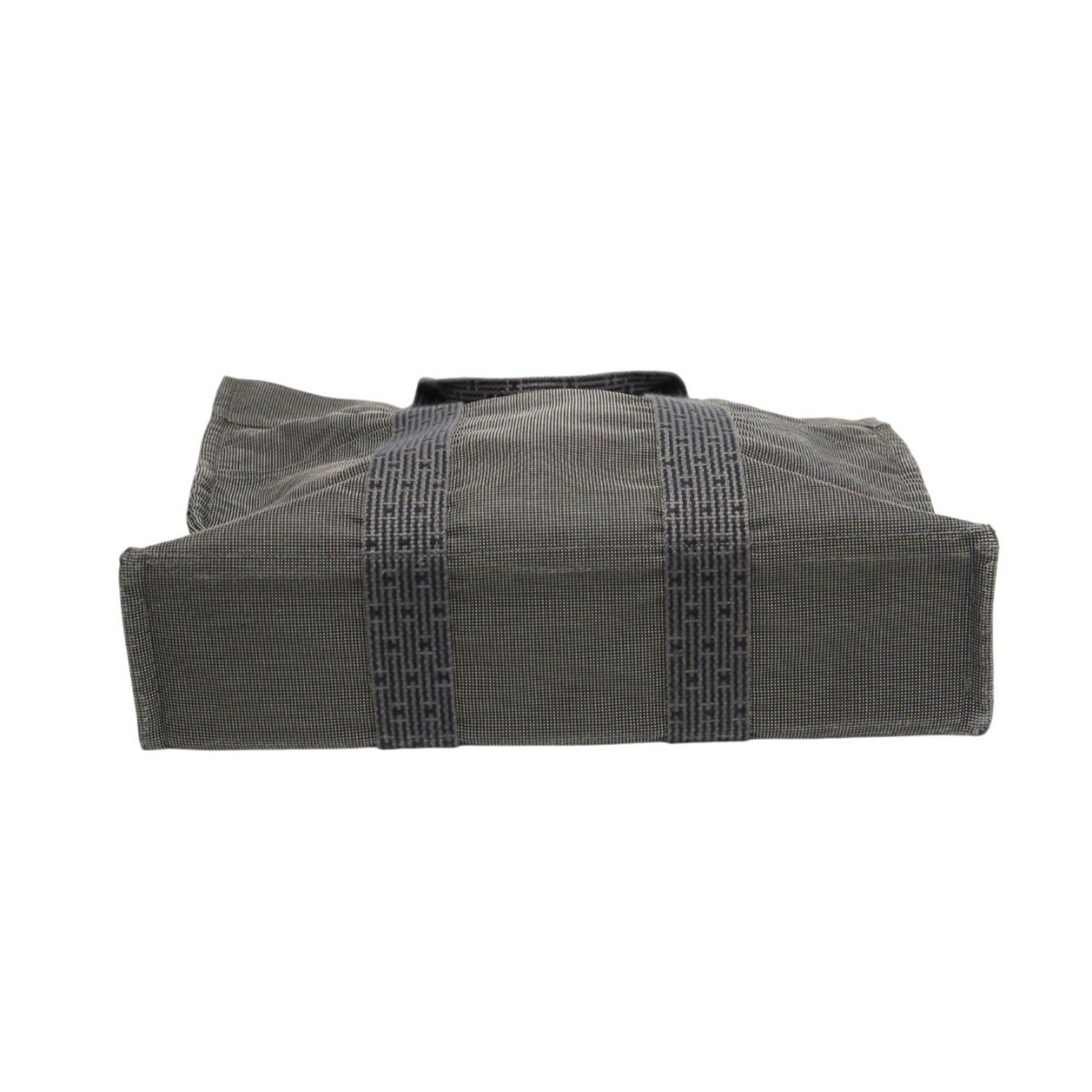 Hermes Hermes Hermès Air Line Tote MM Canvas Business Bag in Gray Size ONE SIZE - 5 Thumbnail