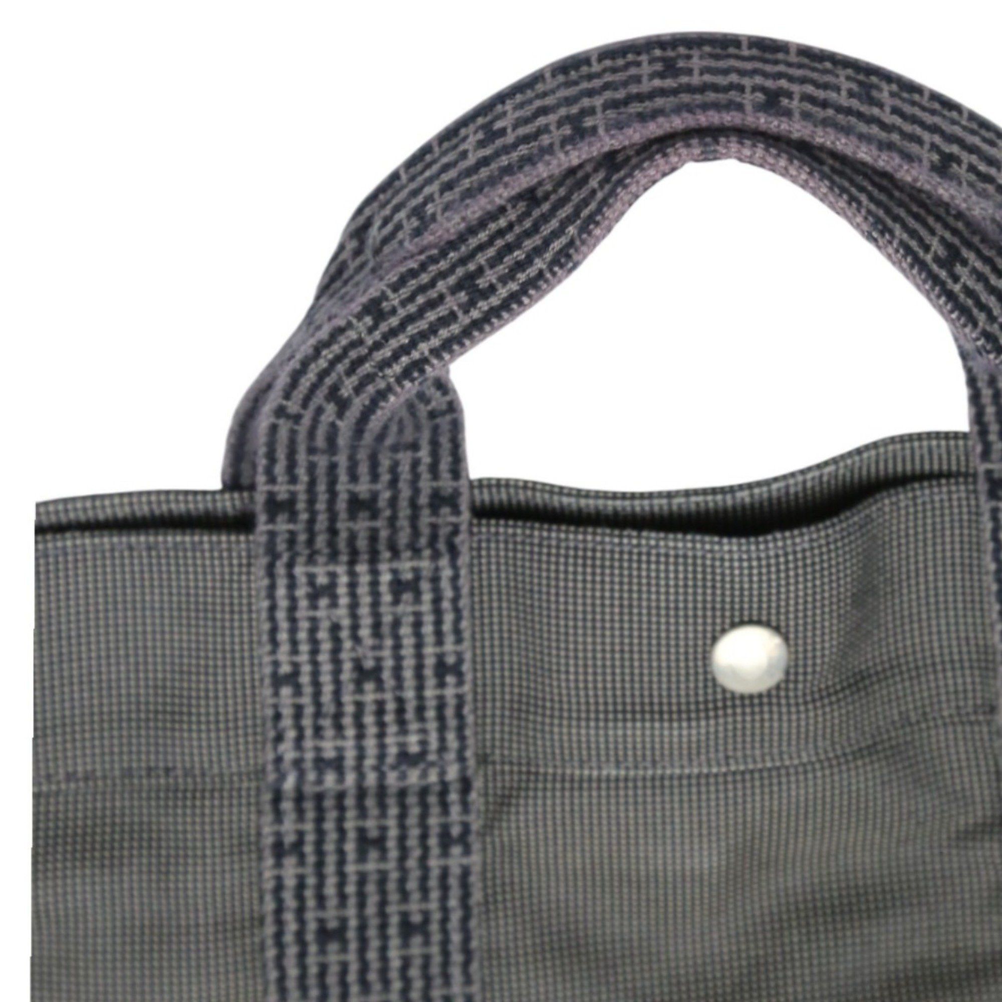 Hermes Hermes Hermès Air Line Tote MM Canvas Business Bag in Gray Size ONE SIZE - 10 Thumbnail