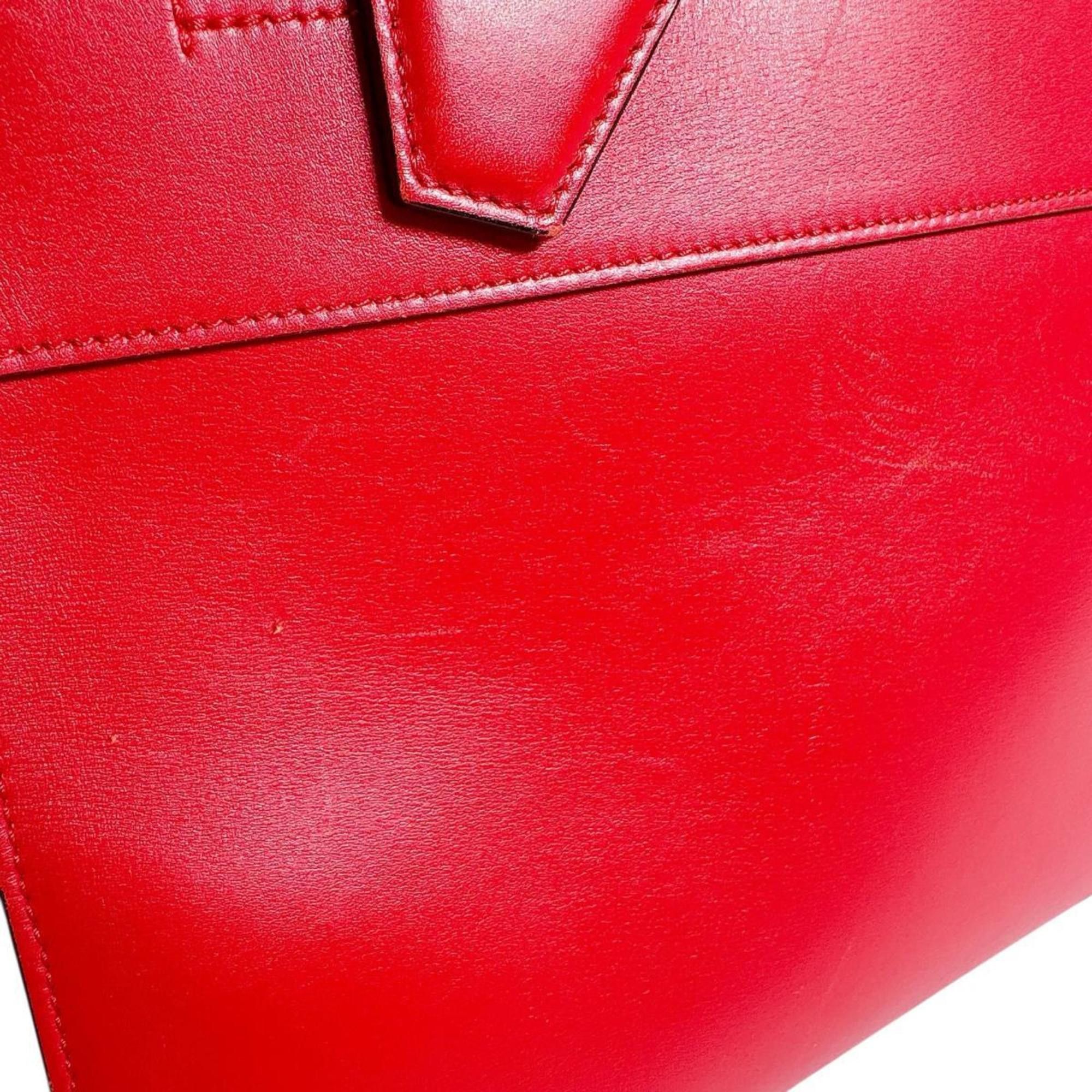 Louis Vuitton Louis Vuitton Infini City Steamer PM Handbag in Calfskin, M53029, Red Size ONE SIZE - 9 Thumbnail
