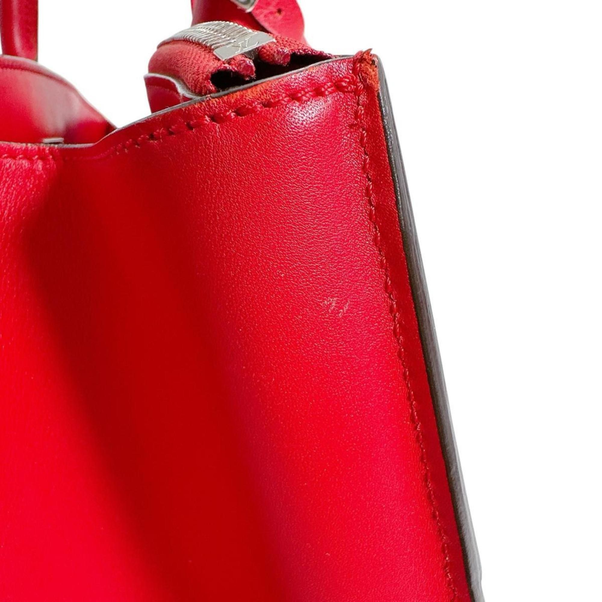 Louis Vuitton Louis Vuitton Infini City Steamer PM Handbag in Calfskin, M53029, Red Size ONE SIZE - 12 Thumbnail