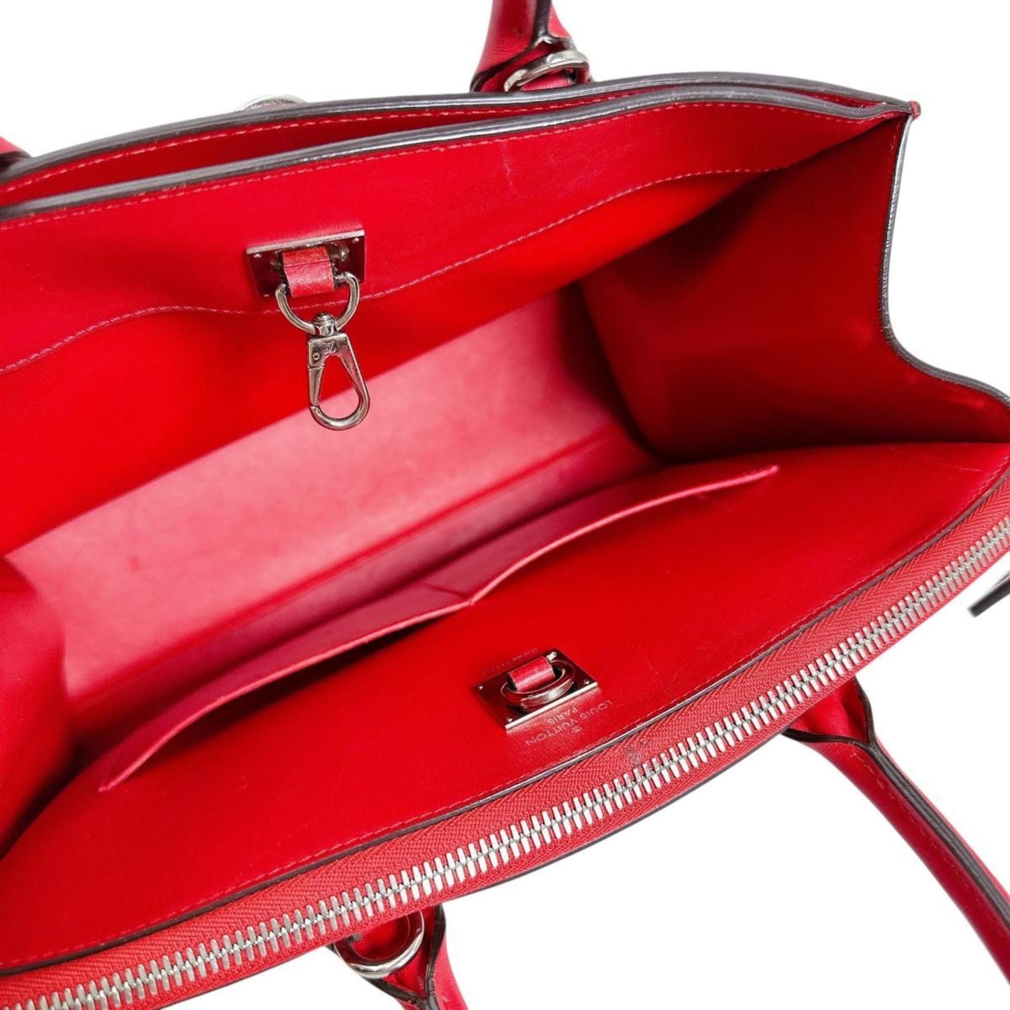 Louis Vuitton Louis Vuitton Infini City Steamer PM Handbag in Calfskin, M53029, Red Size ONE SIZE - 13 Thumbnail
