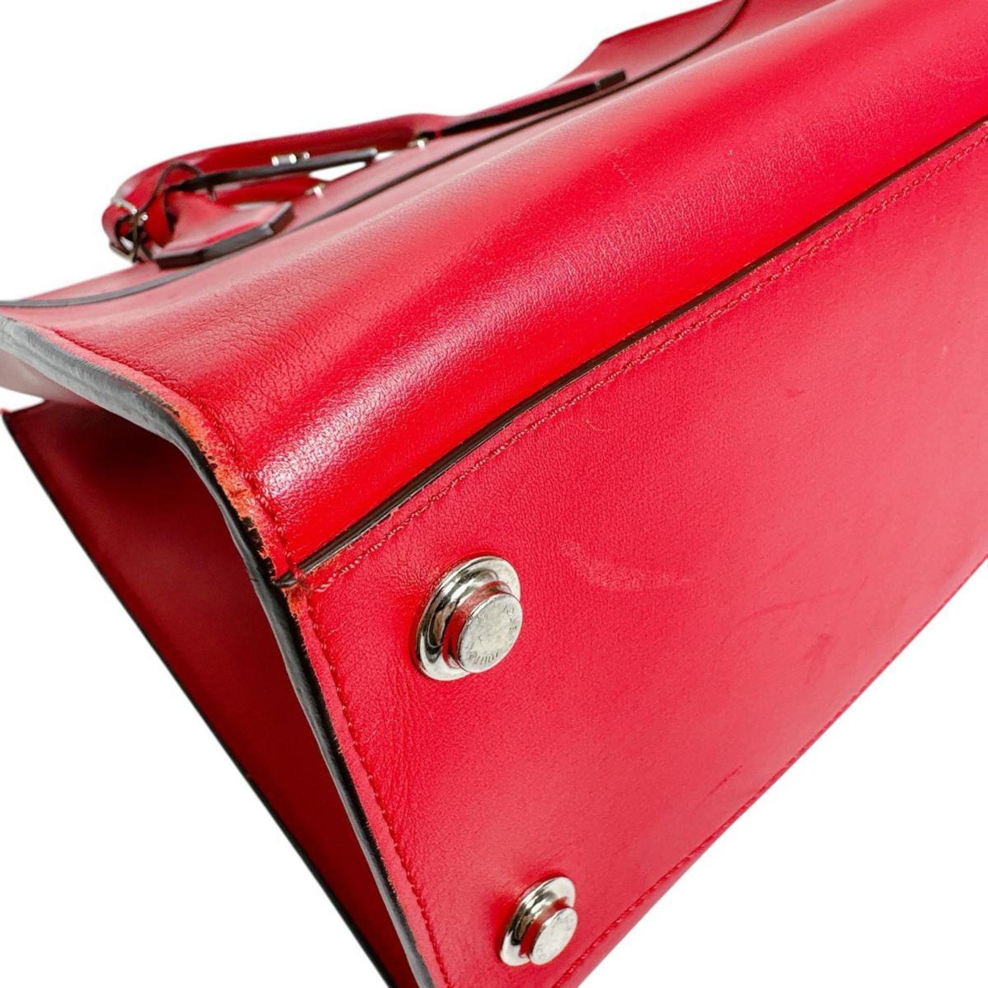 Louis Vuitton Louis Vuitton Infini City Steamer PM Handbag in Calfskin, M53029, Red Size ONE SIZE - 6 Thumbnail