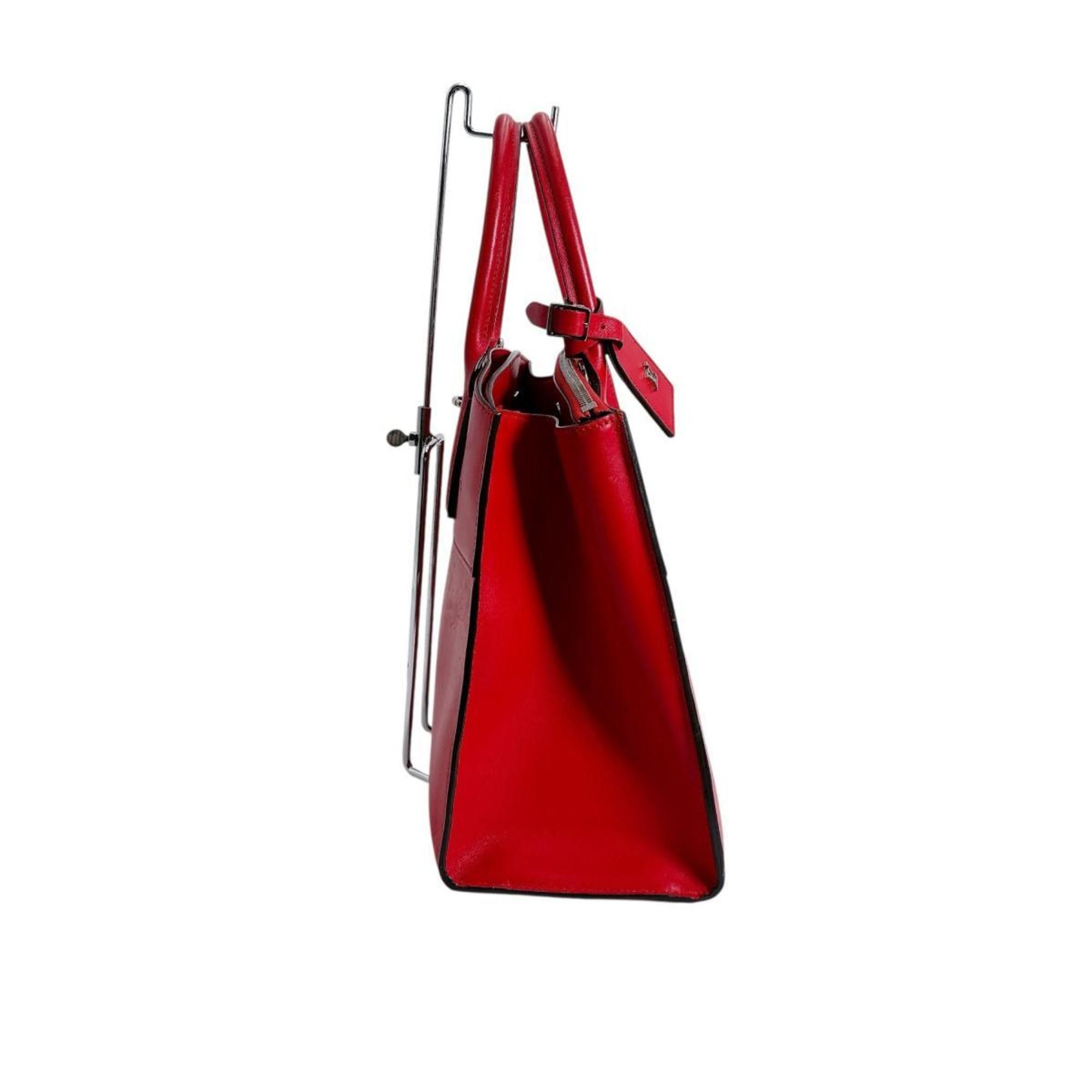 Louis Vuitton Louis Vuitton Infini City Steamer PM Handbag in Calfskin, M53029, Red Size ONE SIZE - 3 Thumbnail