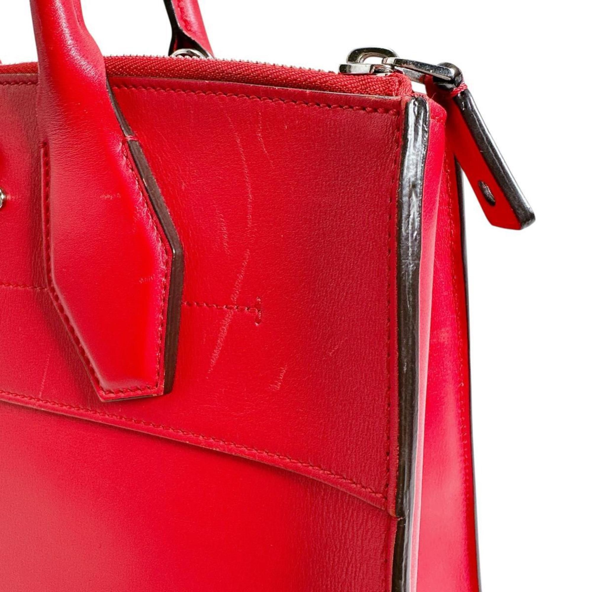 Louis Vuitton Louis Vuitton Infini City Steamer PM Handbag in Calfskin, M53029, Red Size ONE SIZE - 10 Thumbnail