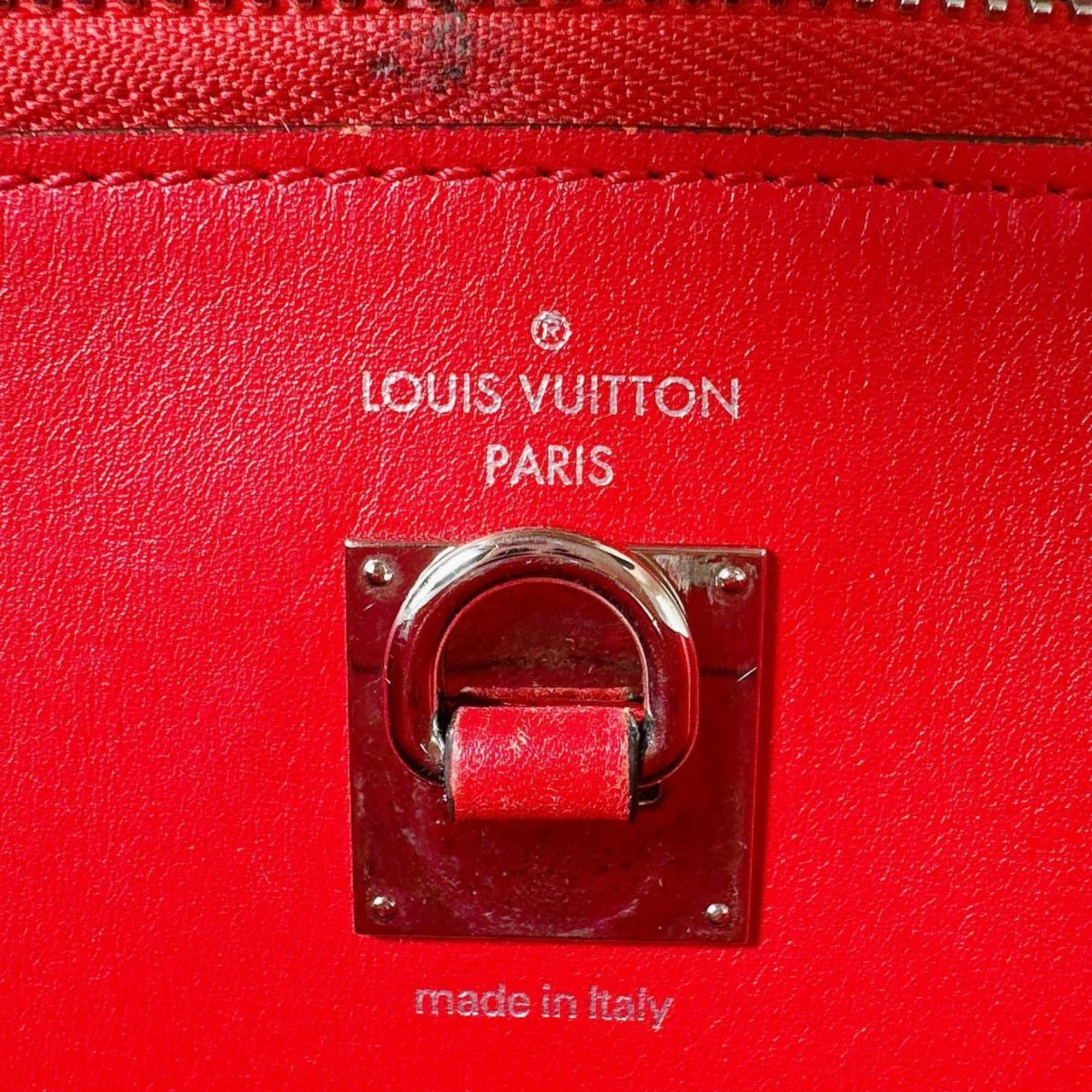 Louis Vuitton Louis Vuitton Infini City Steamer PM Handbag in Calfskin, M53029, Red Size ONE SIZE - 20 Thumbnail