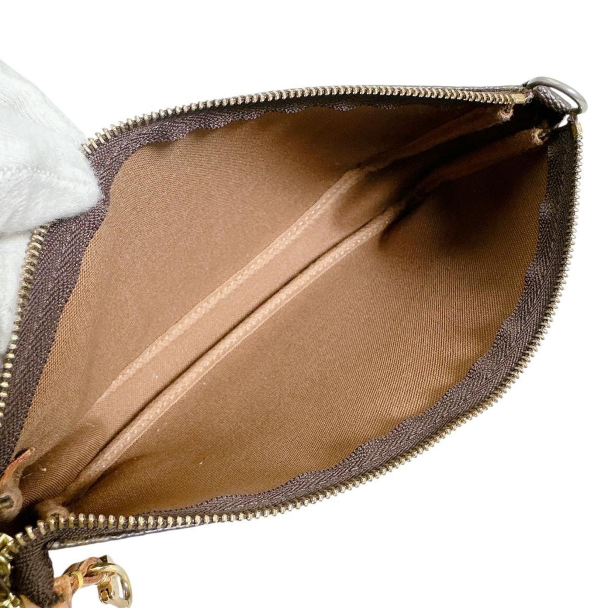 Louis Vuitton Louis Vuitton Shoulder Bag Pouch Pochette Accessoires Long Strap Monogram M51980 Brown Size ONE SIZE - 9 Thumbnail
