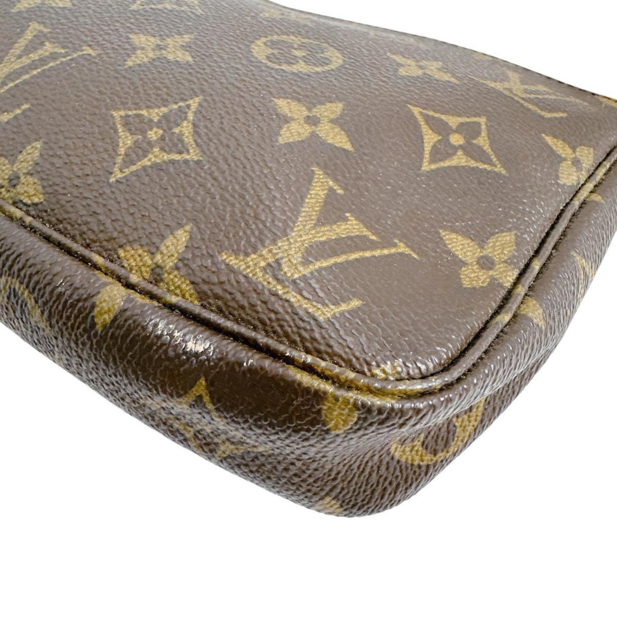 Louis Vuitton Louis Vuitton Shoulder Bag Pouch Pochette Accessoires Long Strap Monogram M51980 Brown Size ONE SIZE - 5 Thumbnail