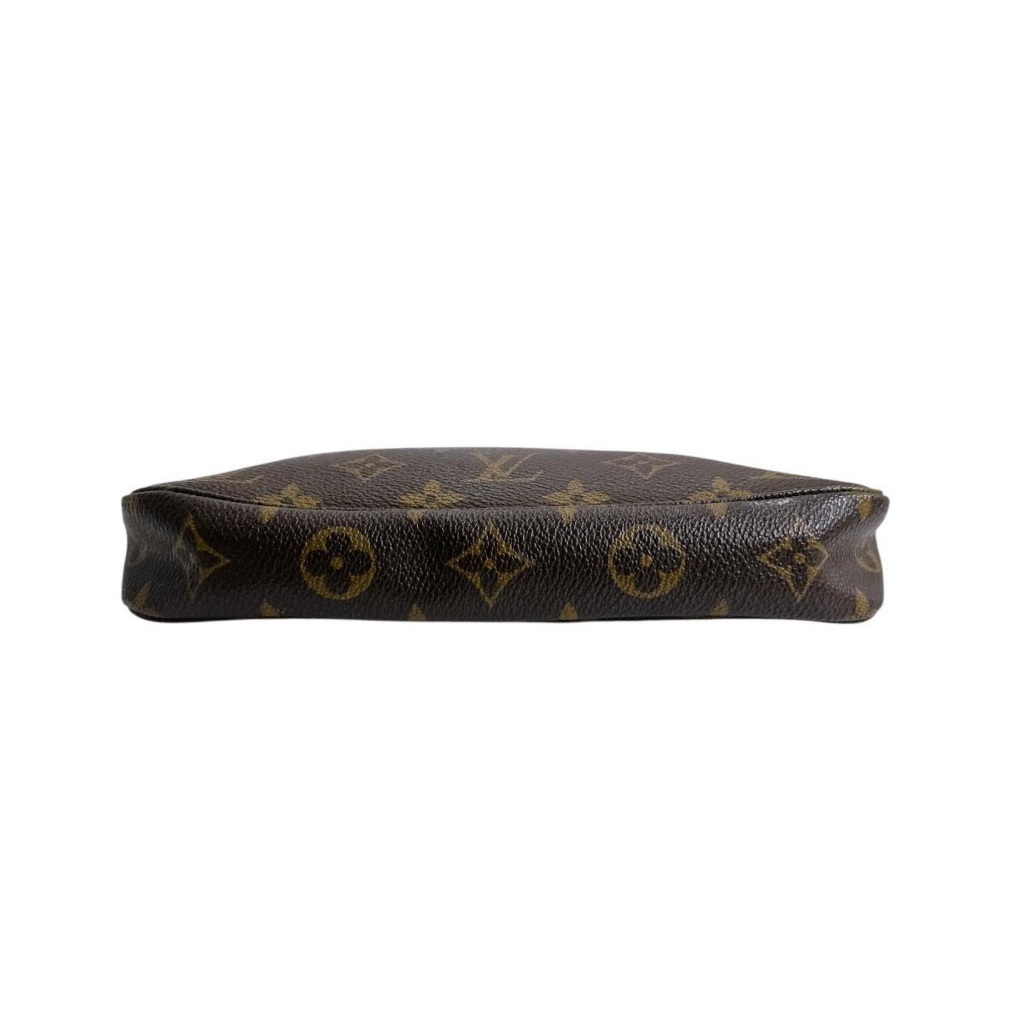 Louis Vuitton Louis Vuitton Shoulder Bag Pouch Pochette Accessoires Long Strap Monogram M51980 Brown Size ONE SIZE - 4 Thumbnail