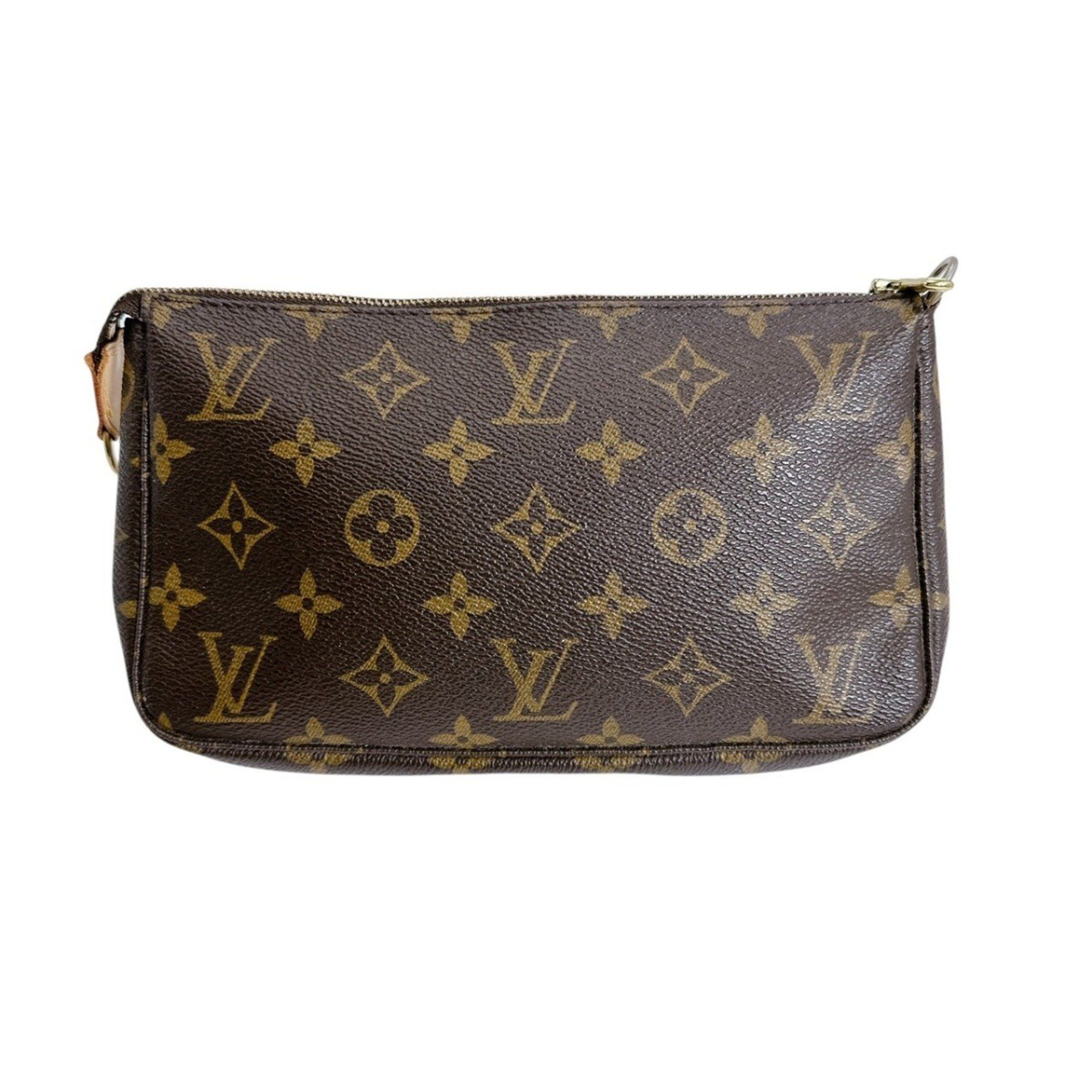 Louis Vuitton Louis Vuitton Shoulder Bag Pouch Pochette Accessoires Long Strap Monogram M51980 Brown Size ONE SIZE - 3 Thumbnail