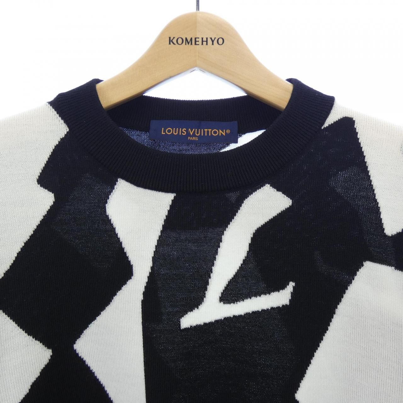 Louis Vuitton Louis Vuitton Louis Vuitton HON34WT26 Knit Cotton Tops HON34WT26 DUTY FREE for USA Size ONE SIZE - 5 Thumbnail