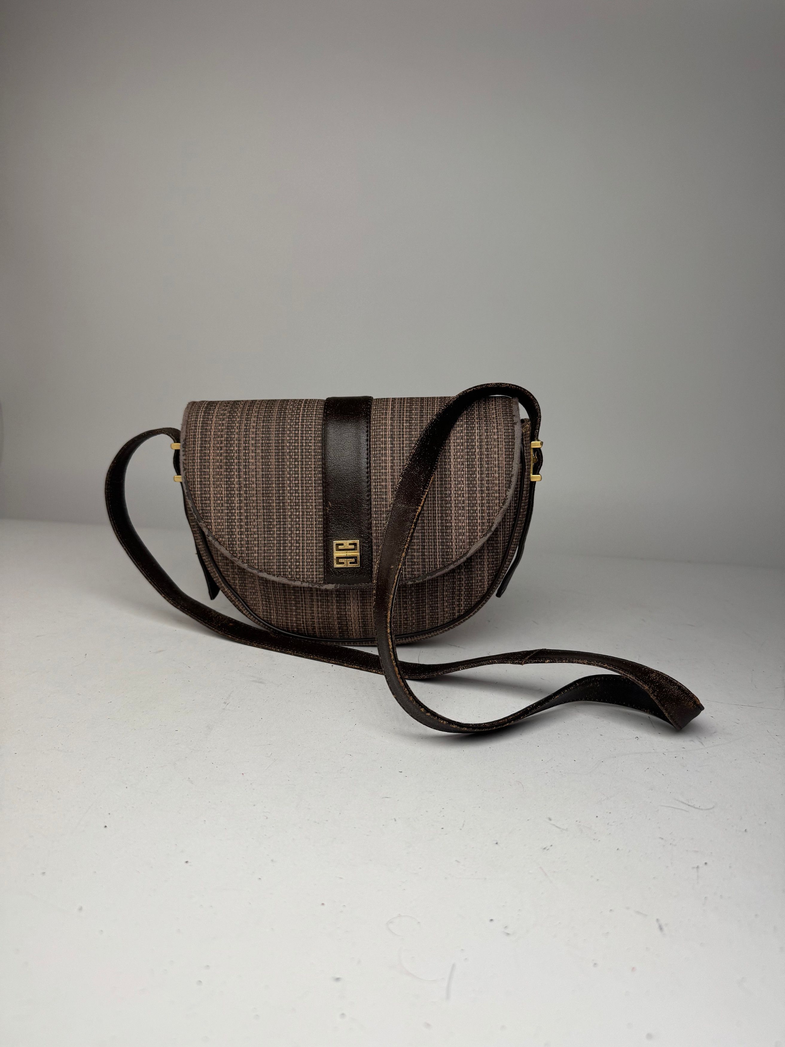 Givenchy Vintage Leather Shoulder in Bag Brown Size ONE SIZE - 14 Thumbnail