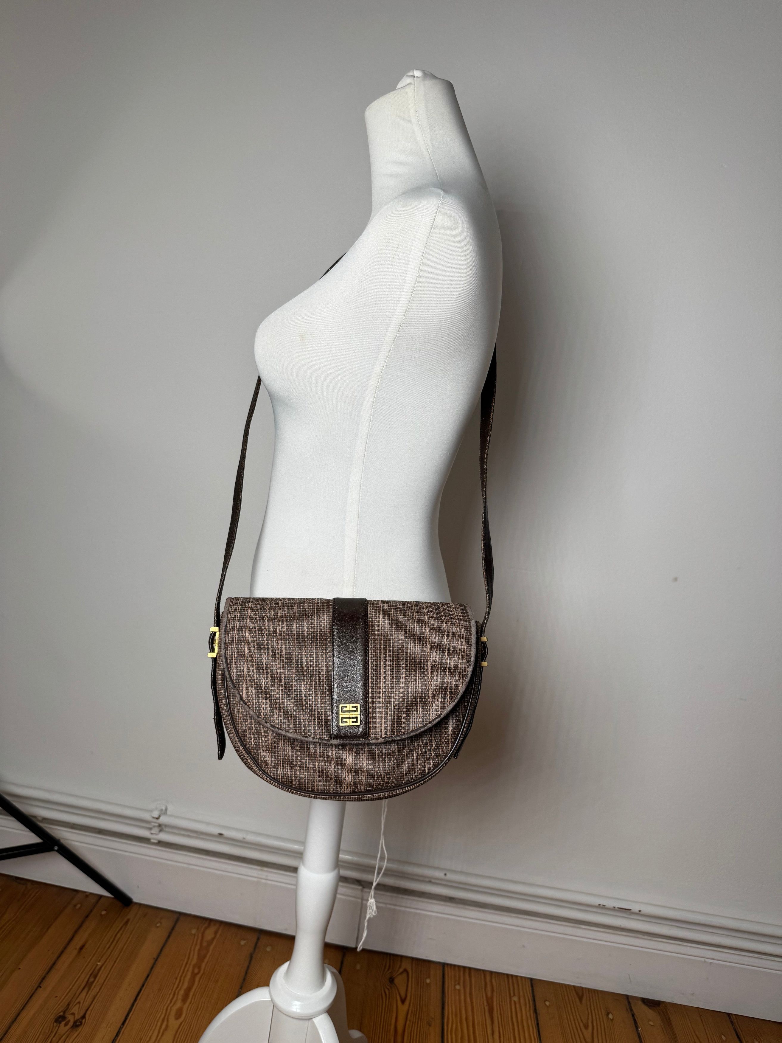 Givenchy Vintage Leather Shoulder in Bag Brown Size ONE SIZE - 4 Thumbnail