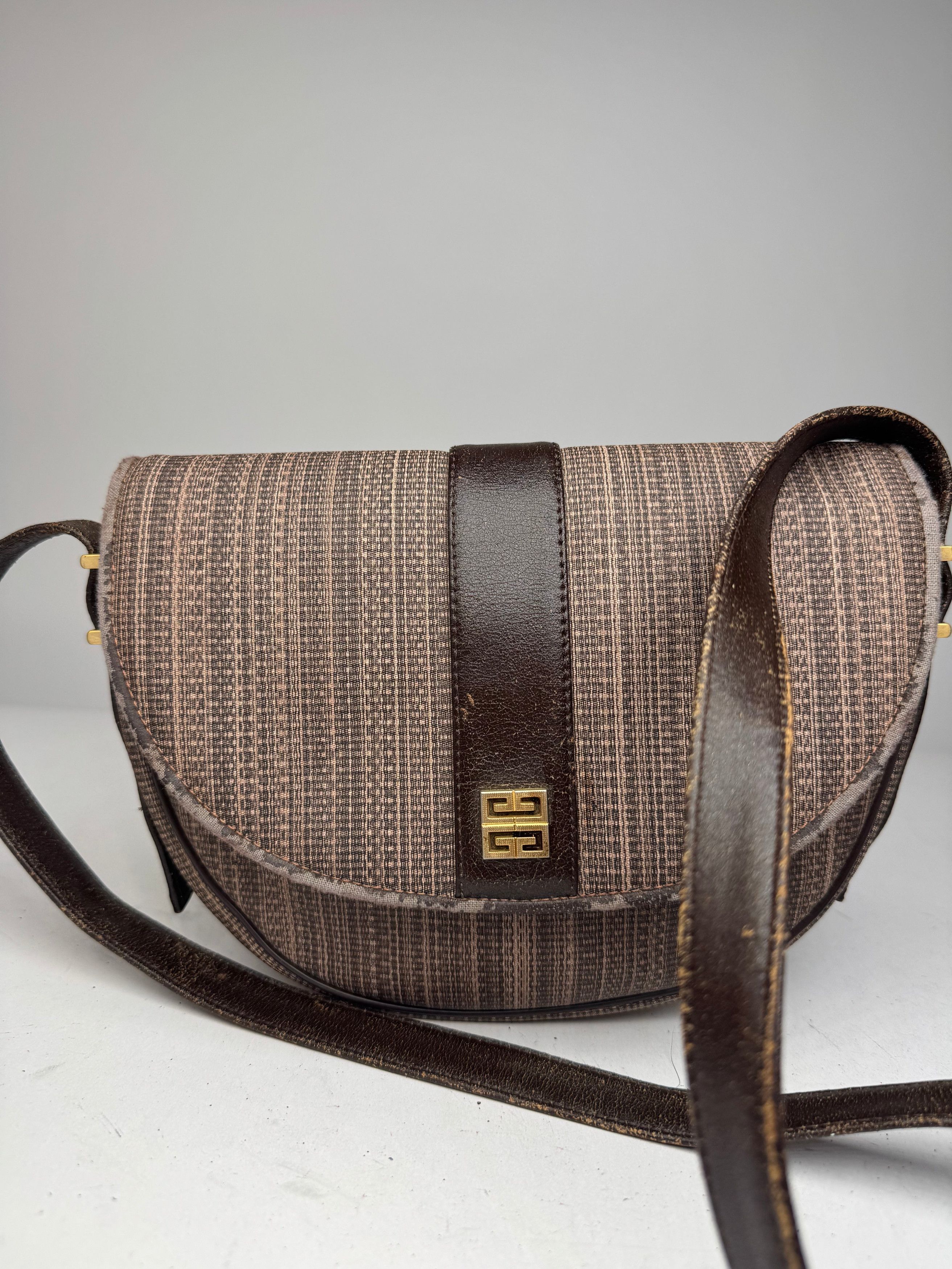 Givenchy Vintage Leather Shoulder in Bag Brown Size ONE SIZE - 7 Thumbnail