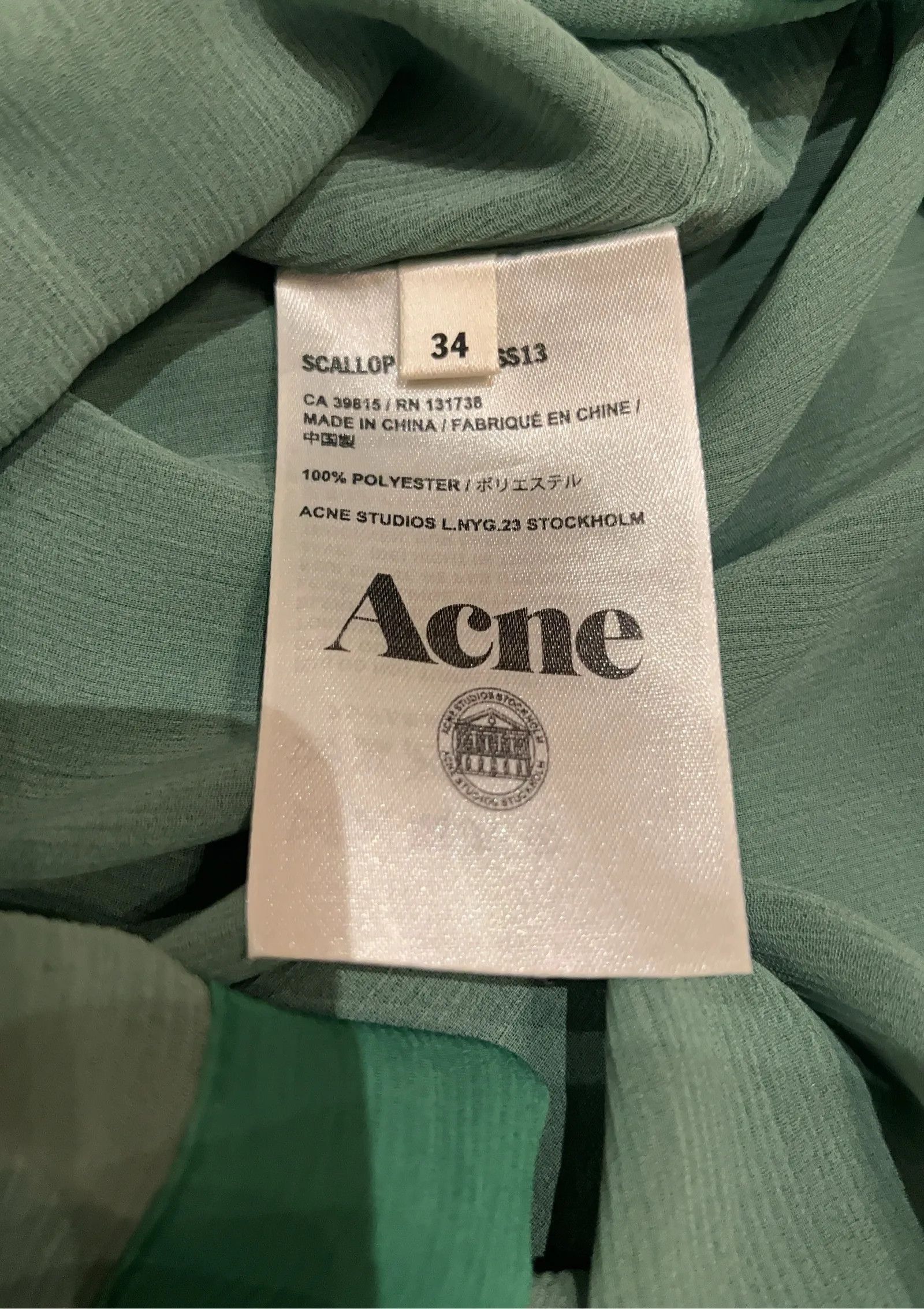 Acne Studios Acne Studios Scallop PSS13 Blouse Size XS / US 0-2 / IT 36-38 - 3 Thumbnail
