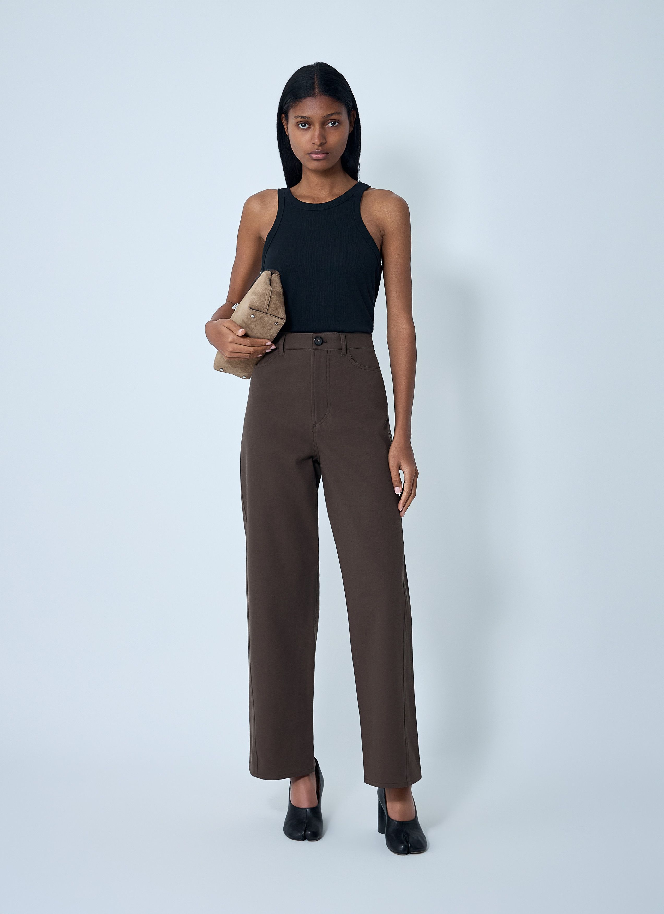 Toteme Cotton Pants Size 27" / US 4 / IT 40 - 2 Thumbnail