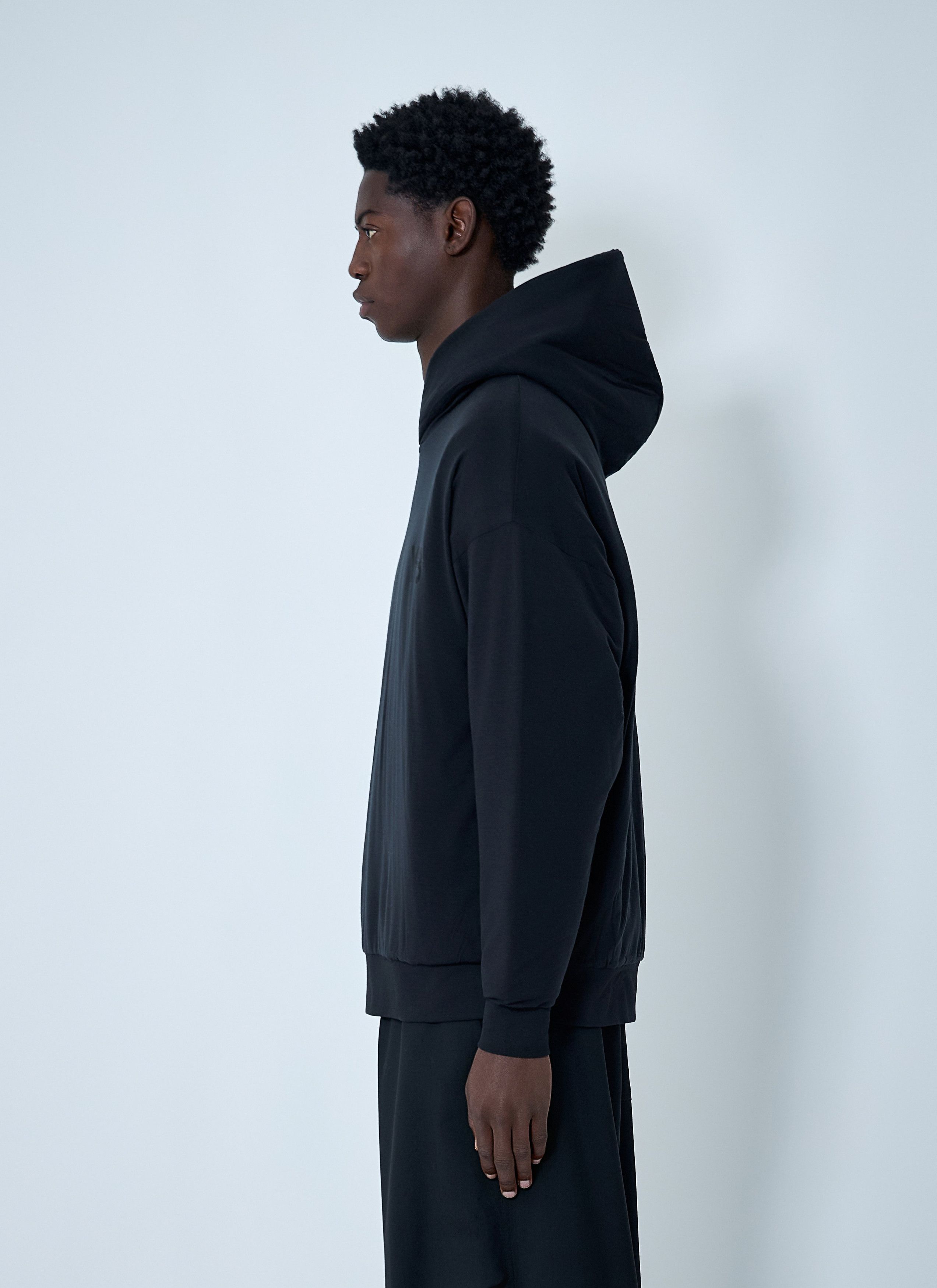 Y-3 Logo Motif Hooded Sweatshirt Size US S / EU 44-46 / 1 - 3 Thumbnail