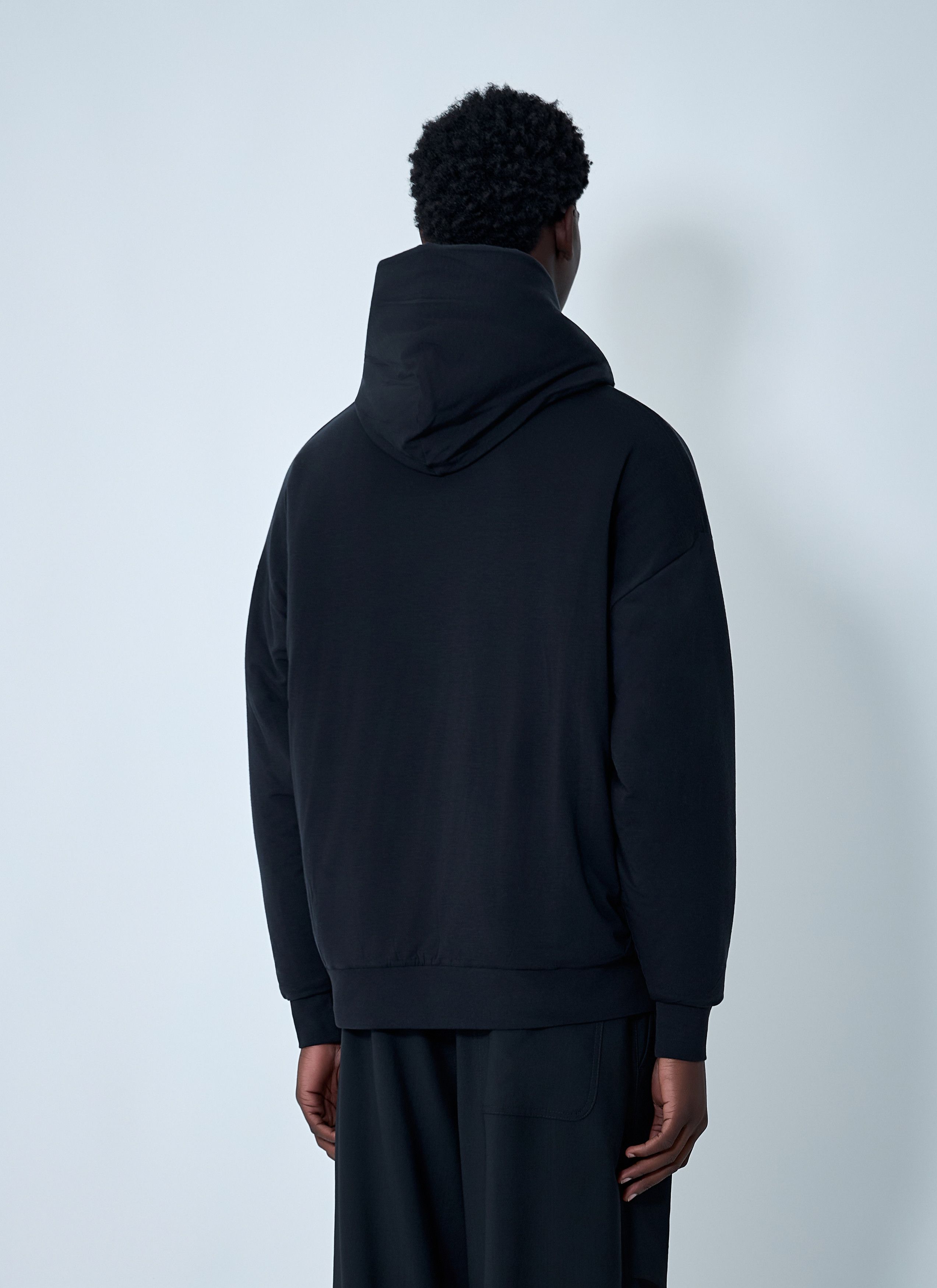 Y-3 Logo Motif Hooded Sweatshirt Size US S / EU 44-46 / 1 - 4 Thumbnail