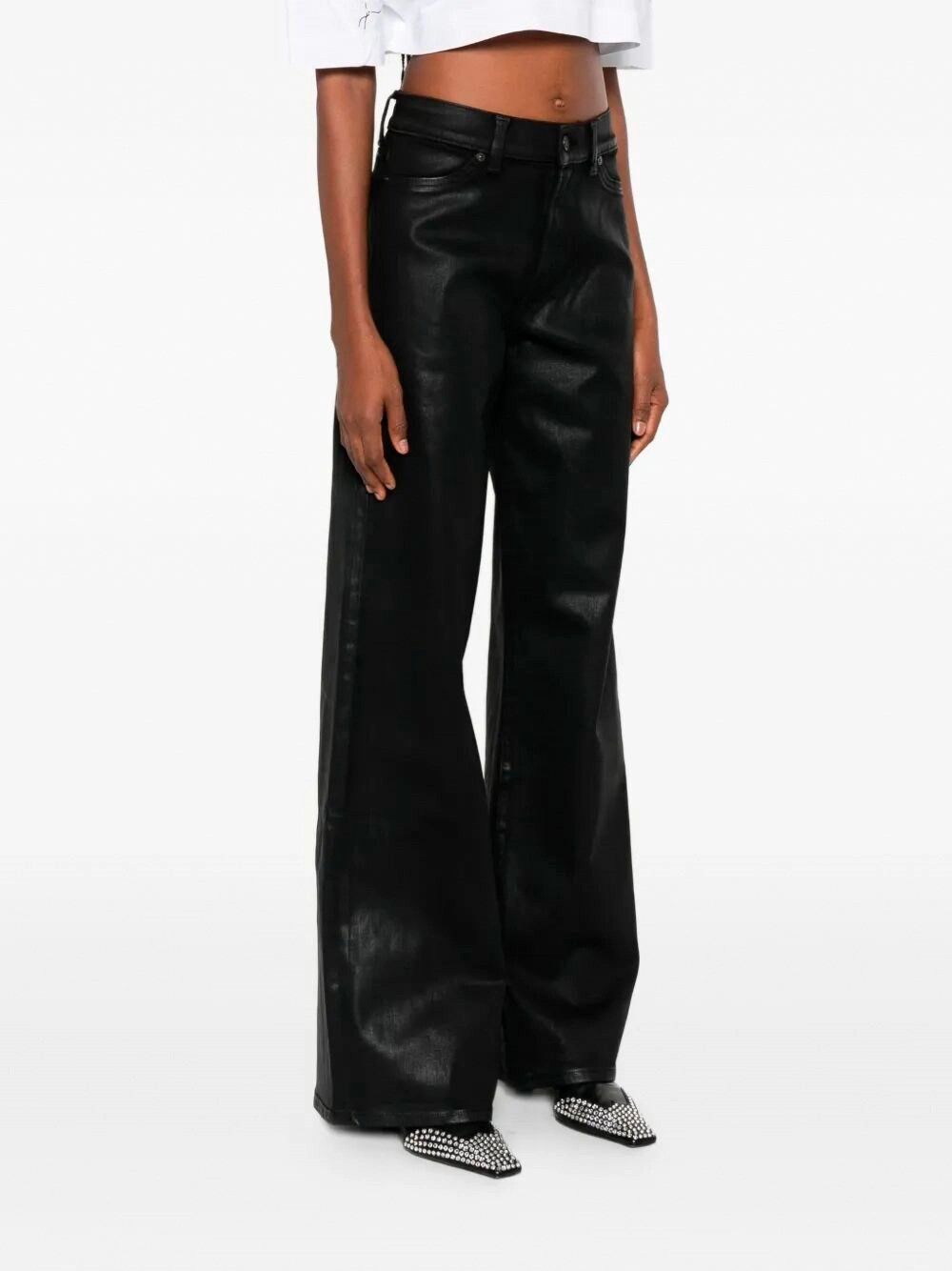 7 For All Mankind `Lotta Coated` Jeans Size 26" / US 2 / IT 38 - 5 Thumbnail