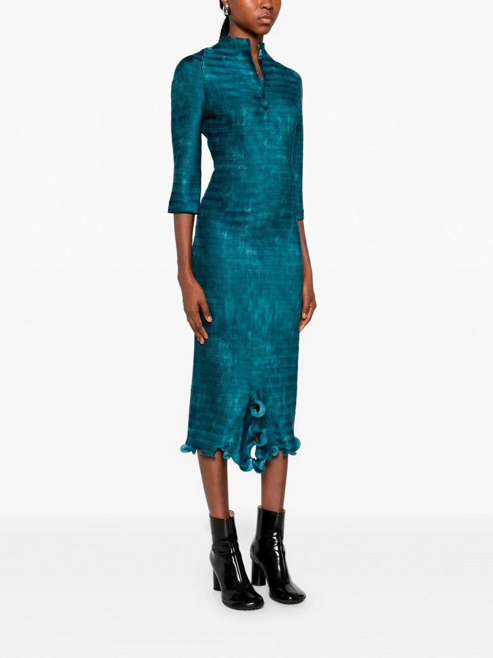 Fendi `Faded Plisse` Dress Size M / US 6-8 / IT 42-44 - 5 Thumbnail