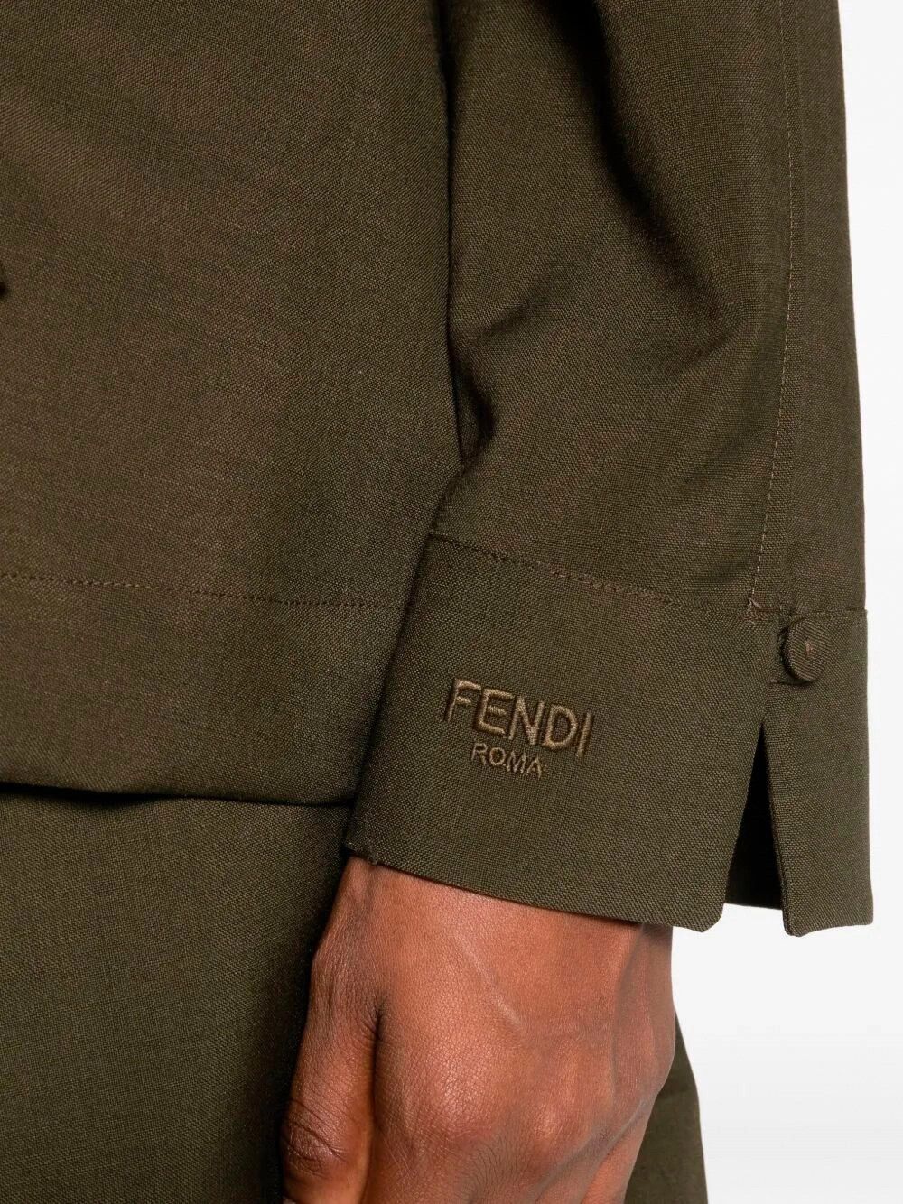 Fendi Wool Mohair Shirt Size M / US 6-8 / IT 42-44 - 4 Thumbnail