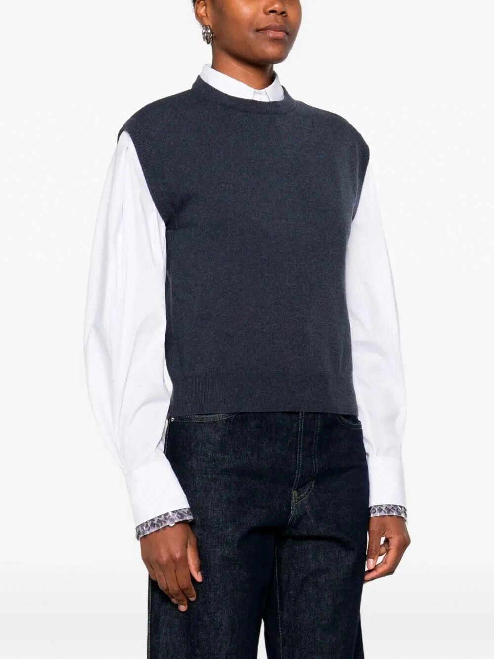 Brunello Cucinelli Cashmere Knitted Vest Size S / US 4 / IT 40 - 5 Thumbnail