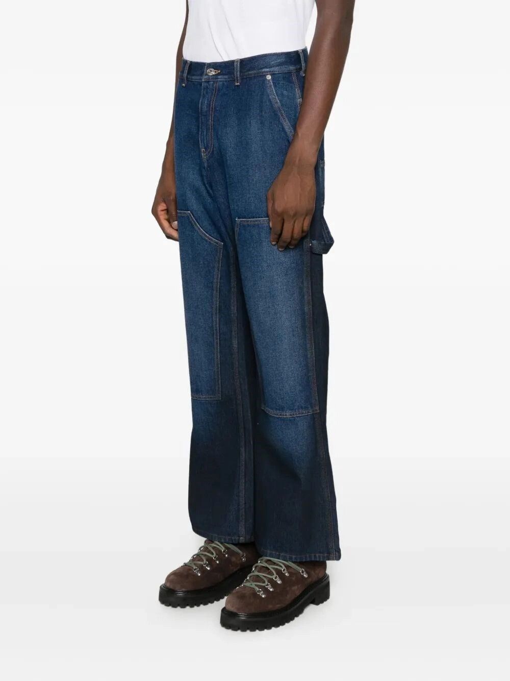 Off-White `Gothic Ow` Flare Carpenter Jeans Size US 32 / EU 48 - 4 Thumbnail