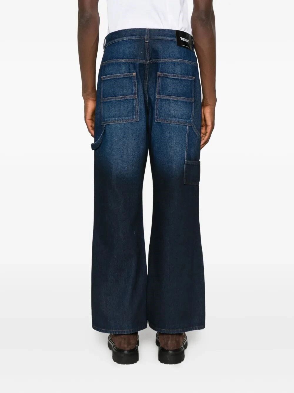 Off-White `Gothic Ow` Flare Carpenter Jeans Size US 32 / EU 48 - 3 Thumbnail