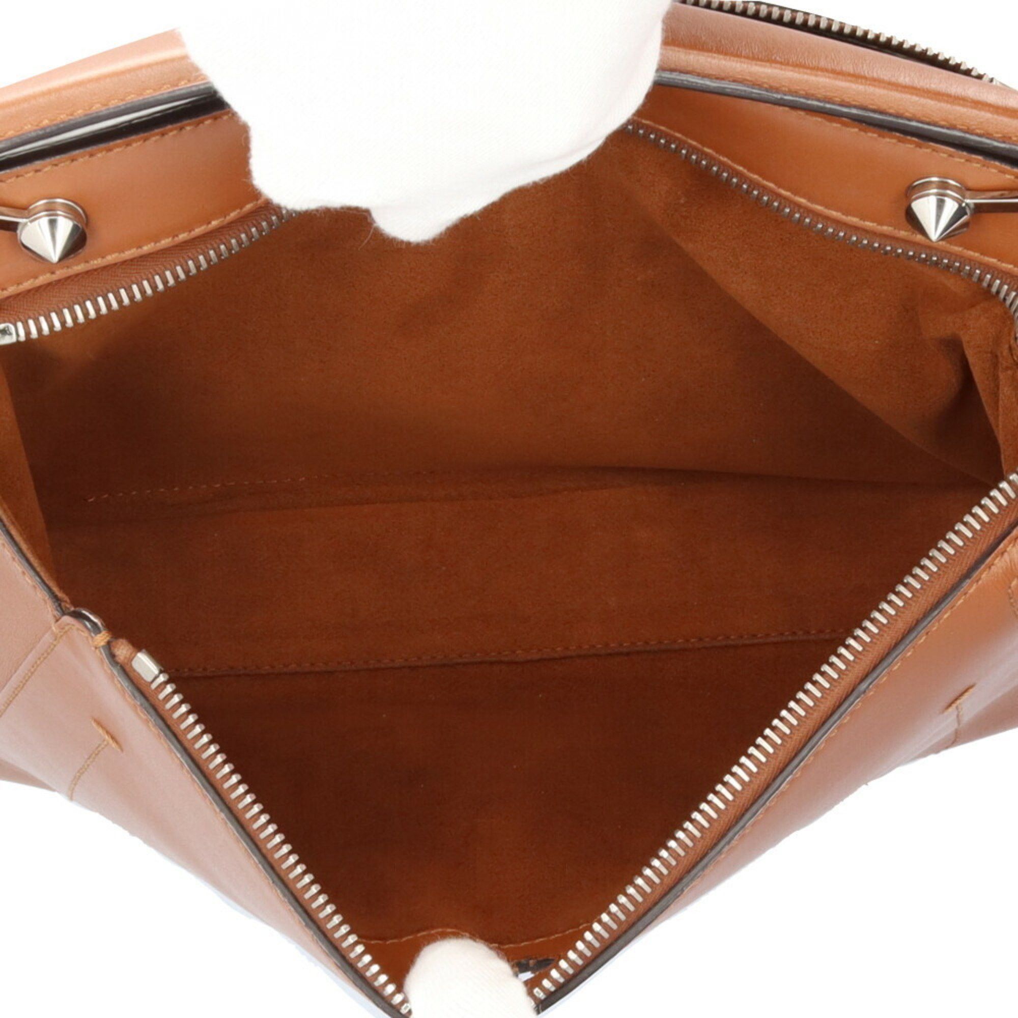 Fendi Fendi.com Fendi Leather Shoulder Bag 8BN293 Brown Women's FENDI 2-Way Size ONE SIZE - 7 Thumbnail