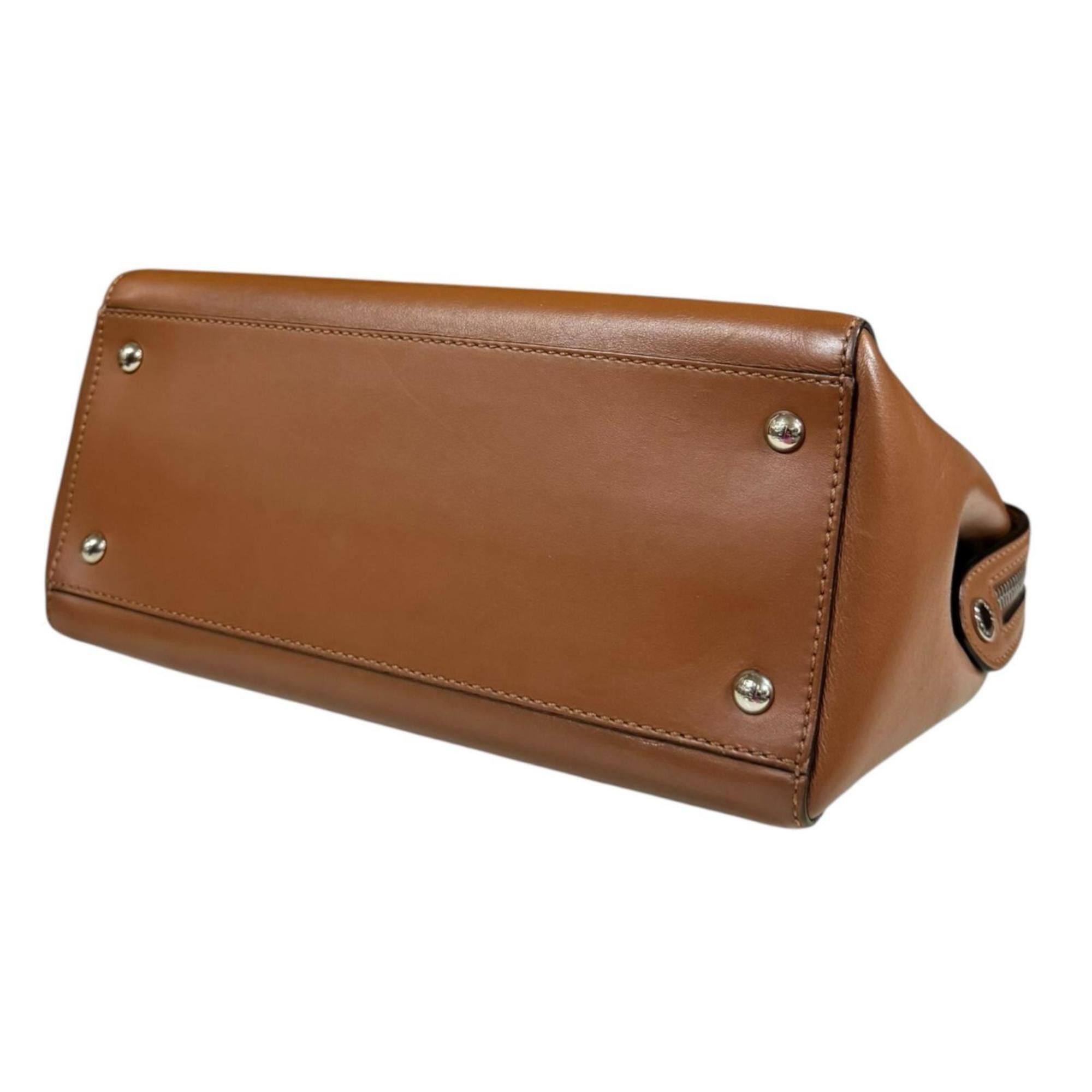 Fendi Fendi.com Fendi Leather Shoulder Bag 8BN293 Brown Women's FENDI 2-Way Size ONE SIZE - 6 Thumbnail