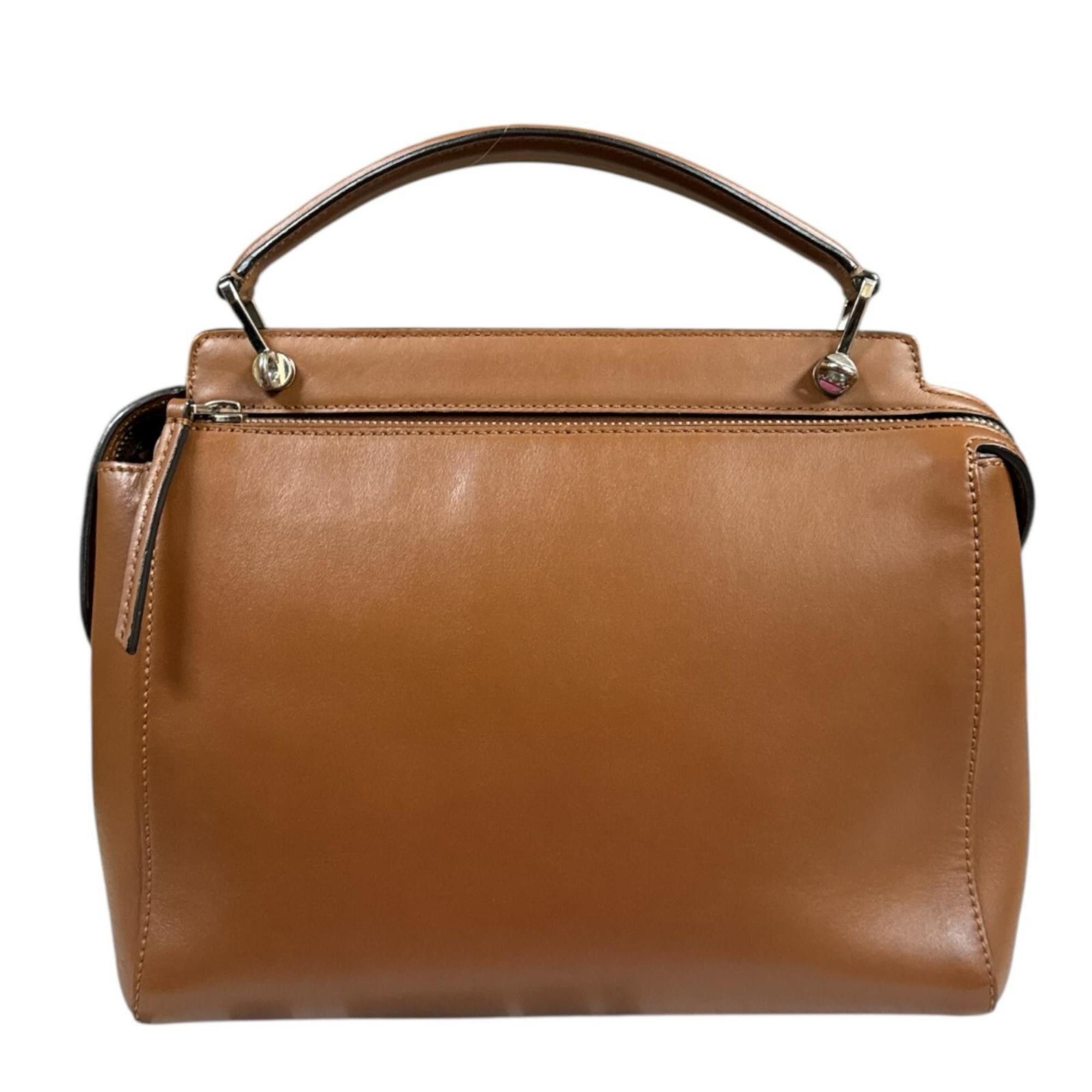 Fendi Fendi.com Fendi Leather Shoulder Bag 8BN293 Brown Women's FENDI 2-Way Size ONE SIZE - 4 Thumbnail