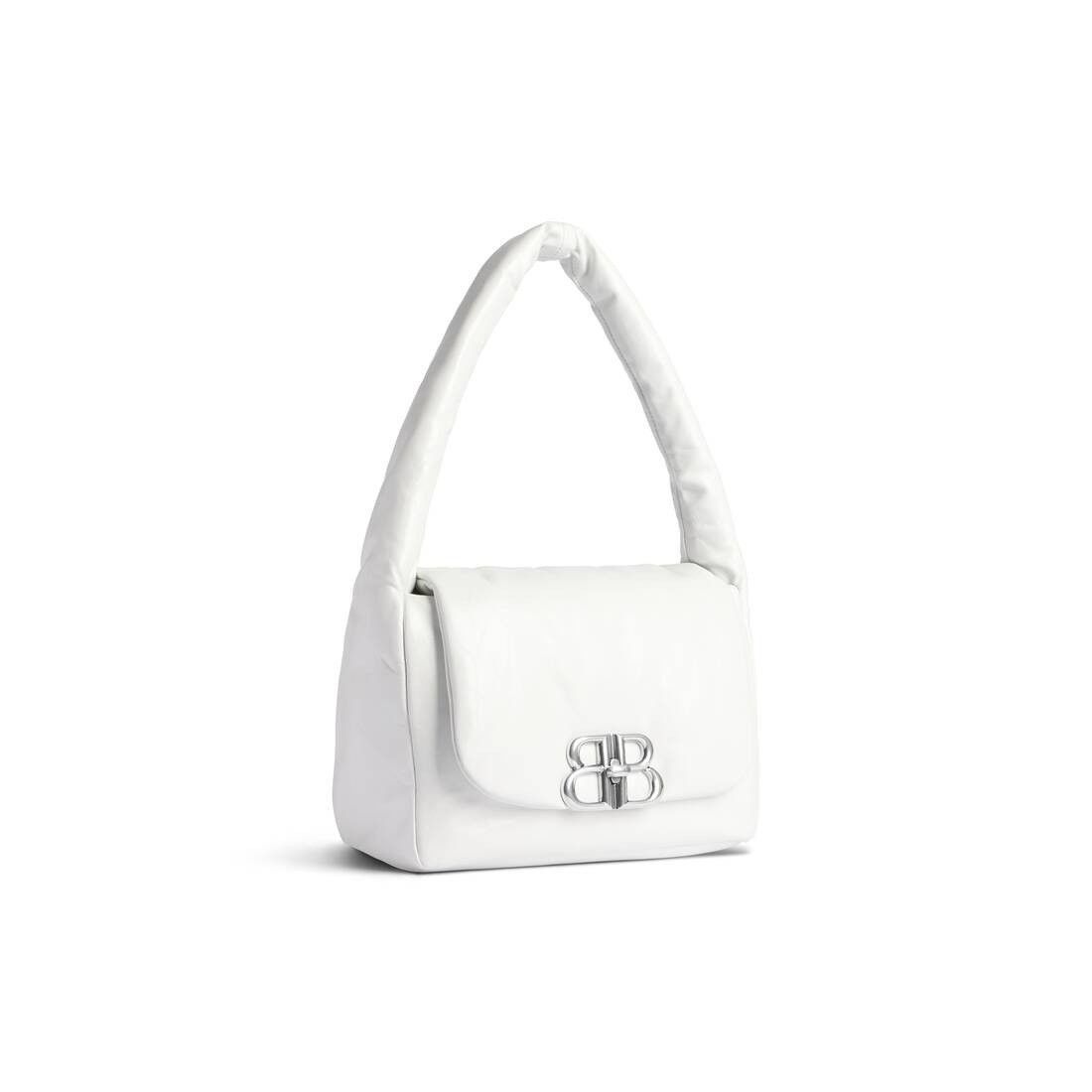 Balenciaga Monaco Small Sling Bag in White Size ONE SIZE - 2 Thumbnail