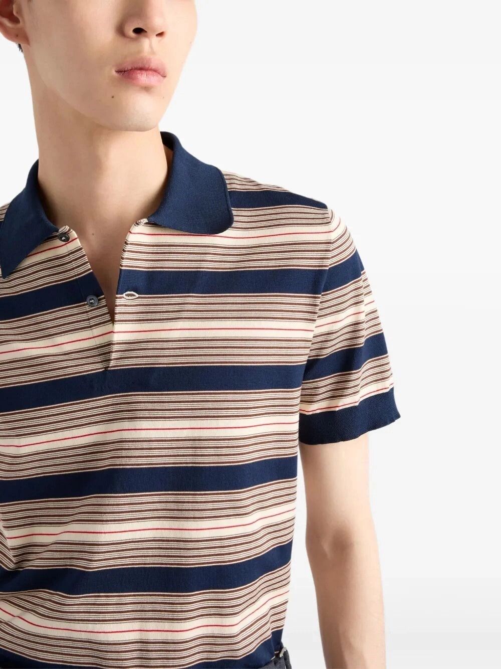 Prada Cotton Polo Shirt Size US L / EU 52-54 / 3 - 5 Thumbnail
