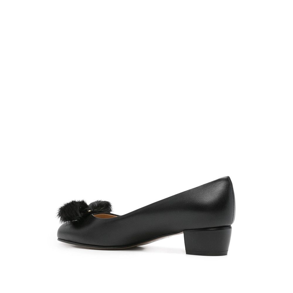 Salvatore Ferragamo Ferragamo BLACK Ballet Flats Size US 9.5 / IT 39.5 - 2 Thumbnail