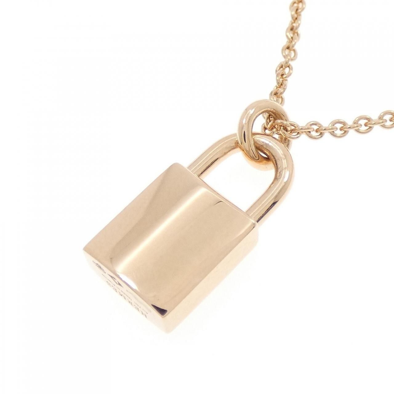 Hermes Hermes Hermes Kelly Cadenas Au750 Necklace Crocodile skin Necklace DUTY FREE for USA Size ONE SIZE - 4 Thumbnail