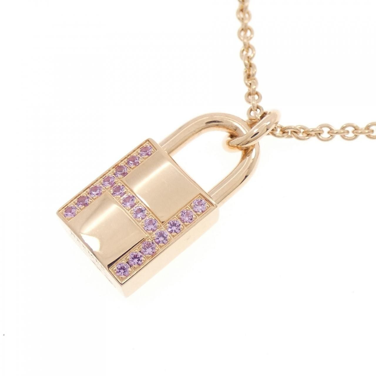 Hermes Hermes Hermes Kelly Cadenas Au750 Necklace Crocodile skin Necklace DUTY FREE for USA Size ONE SIZE - 3 Thumbnail