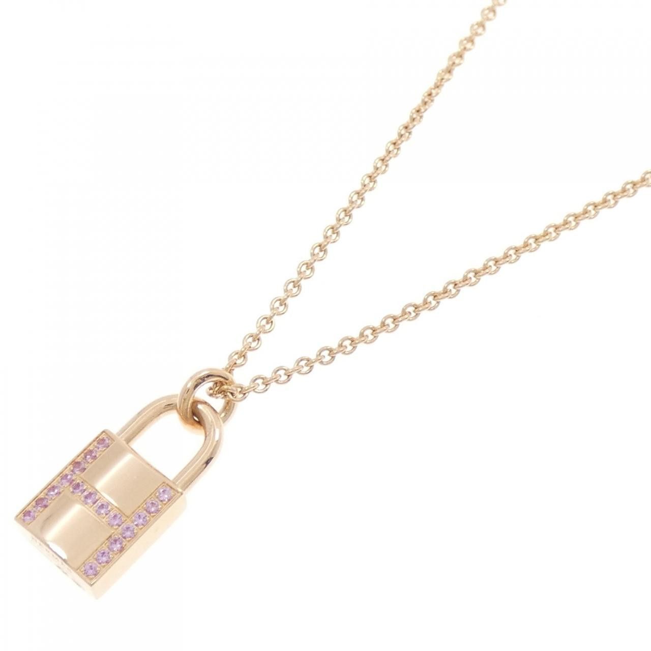 Hermes Hermes Hermes Kelly Cadenas Au750 Necklace Crocodile skin Necklace DUTY FREE for USA Size ONE SIZE - 2 Thumbnail