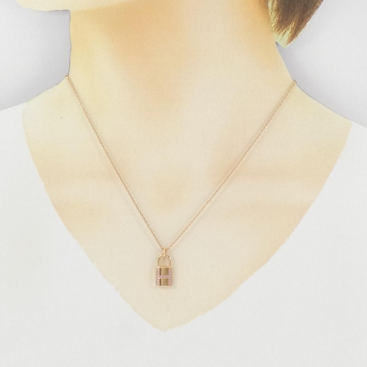Hermes Hermes Hermes Kelly Cadenas Au750 Necklace Crocodile skin Necklace DUTY FREE for USA Size ONE SIZE - 6 Thumbnail
