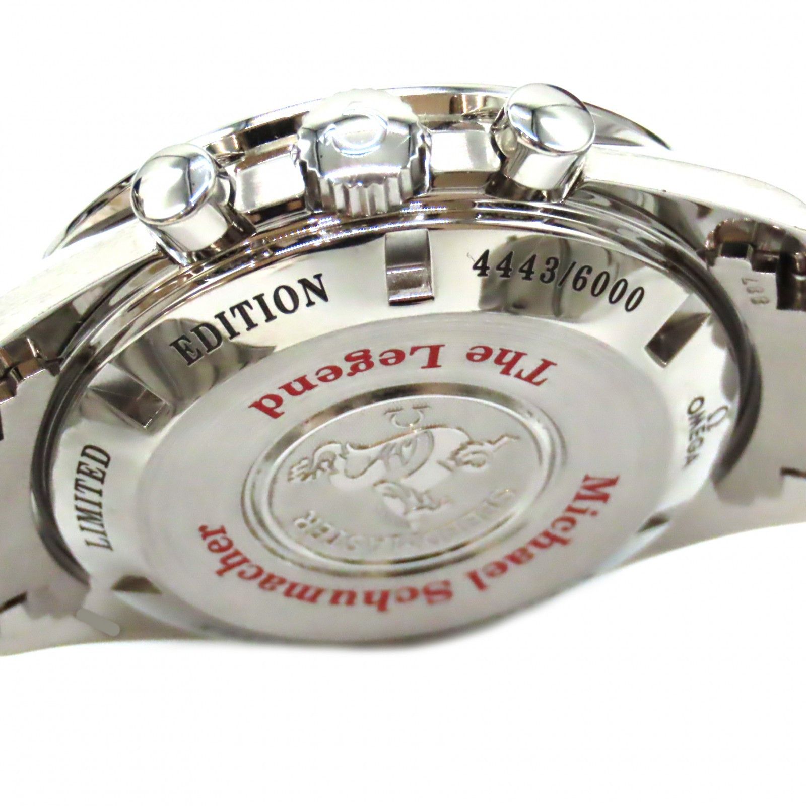 Omega Omega Omega Speedmaster Schumacher Legend Stainless Steel Watch Limited Metal Automatic 3559.32 DUTY FREE for USA Size ONE SIZE - 6 Thumbnail