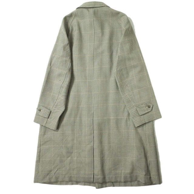 Other Other ORCIVAL Glen Plaid Wool Coat Leather Outerwear 18A-KI-002 DUTY FREE for USA Size ONE SIZE - 2 Thumbnail