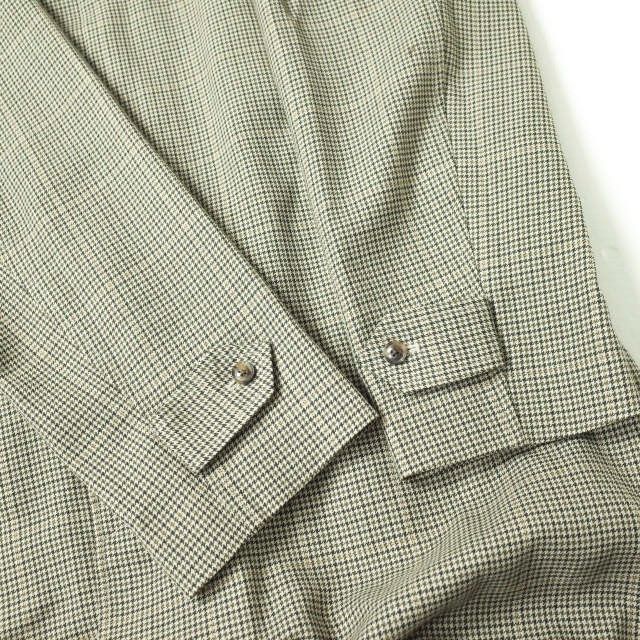 Other Other ORCIVAL Glen Plaid Wool Coat Leather Outerwear 18A-KI-002 DUTY FREE for USA Size ONE SIZE - 6 Thumbnail