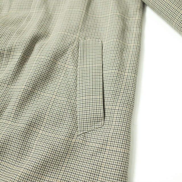 Other Other ORCIVAL Glen Plaid Wool Coat Leather Outerwear 18A-KI-002 DUTY FREE for USA Size ONE SIZE - 4 Thumbnail