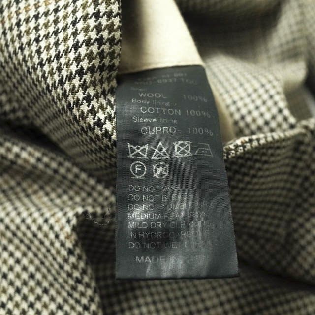Other Other ORCIVAL Glen Plaid Wool Coat Leather Outerwear 18A-KI-002 DUTY FREE for USA Size ONE SIZE - 9 Thumbnail
