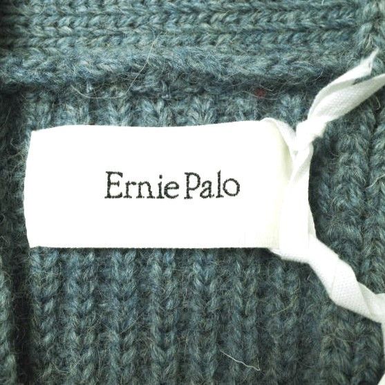 Other Other Ernie Palo SHETLAND WOOL RIB MIDDLE CARDIGAN Wool Cardigan Natural Material Tops EP08KN01 DUTY FREE for USA Size ONE SIZE - 4 Thumbnail