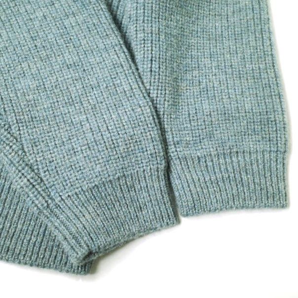 Other Other Ernie Palo SHETLAND WOOL RIB MIDDLE CARDIGAN Wool Cardigan Natural Material Tops EP08KN01 DUTY FREE for USA Size ONE SIZE - 6 Thumbnail