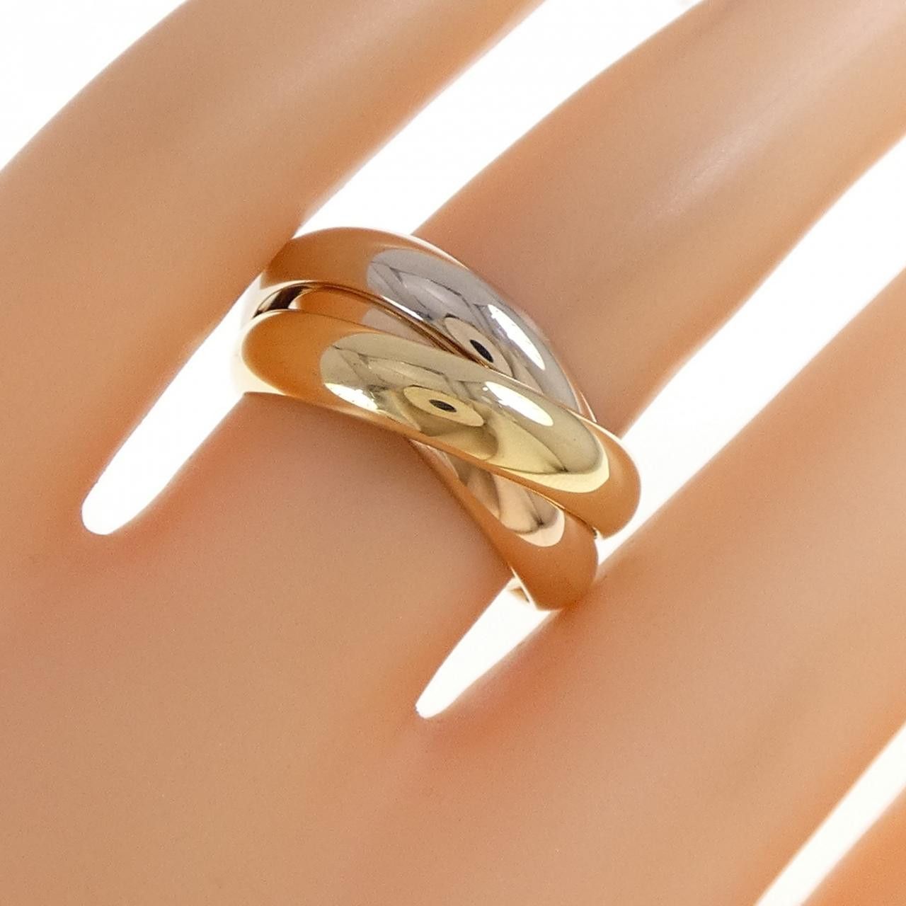 Cartier Cartier Cartier Trinity Au750 Ring Size 10 Metal Ring DUTY FREE for USA Size ONE SIZE - 5 Thumbnail